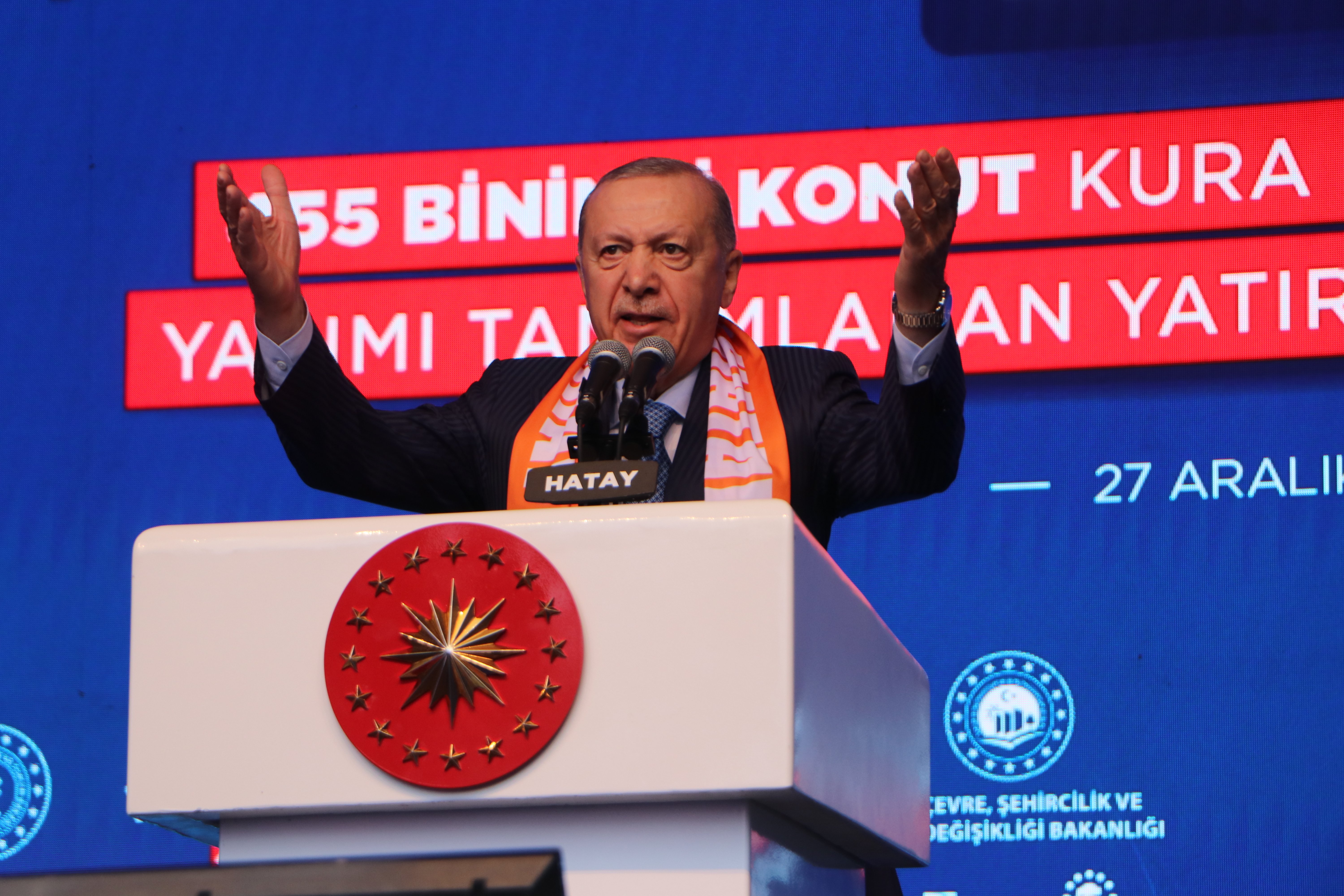 Cumhurbaşkanı Erdoğan Hatay Afet Konutu Açılış Töreni