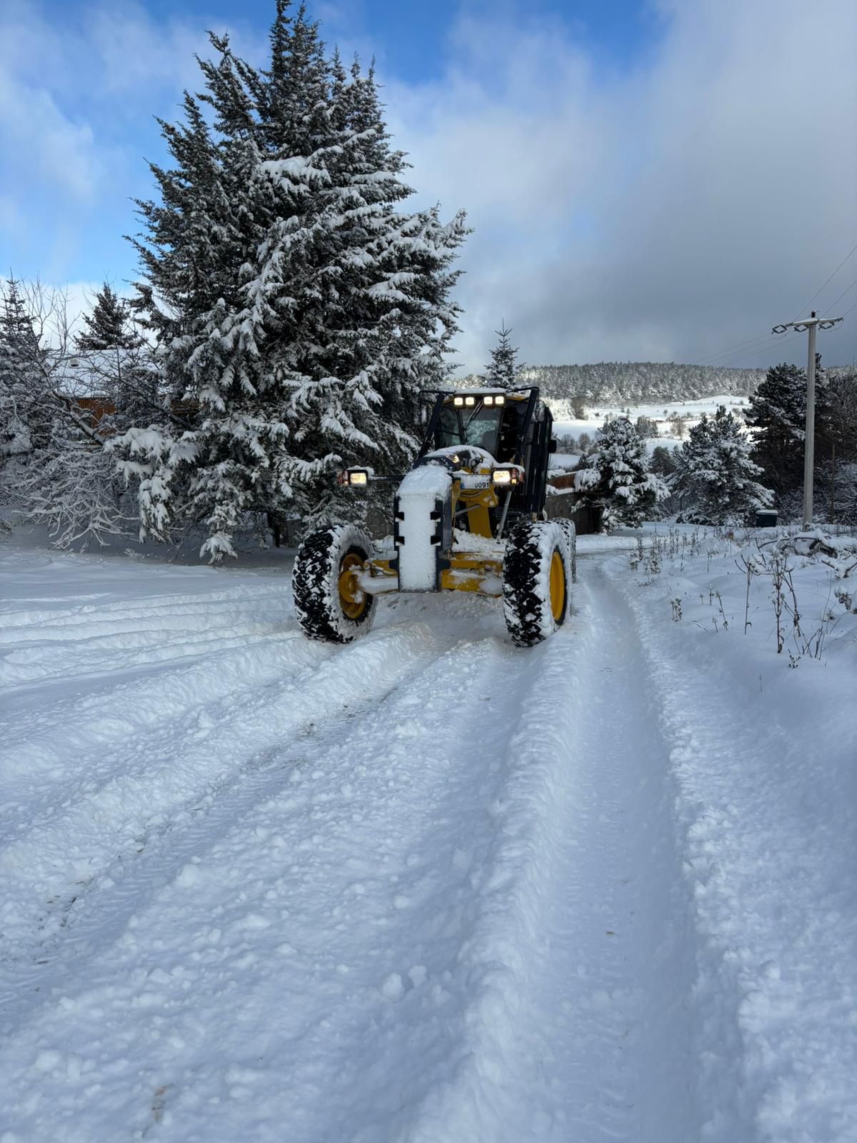 Bolu İl Özel İdaresi kar temizleme araçları