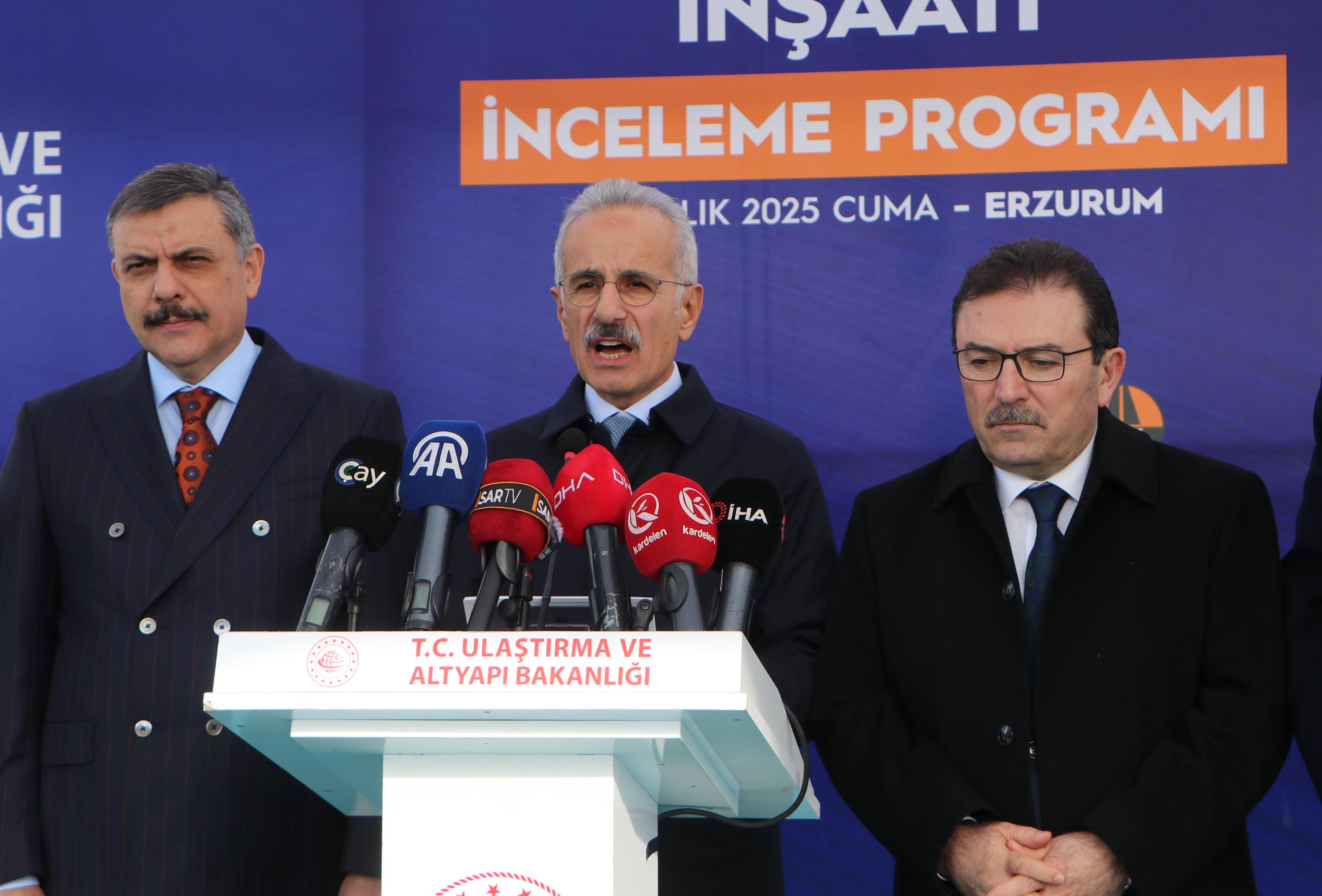 Bakan Abdulkadir Uraloğlu Kırık Tüneli İncelemesi