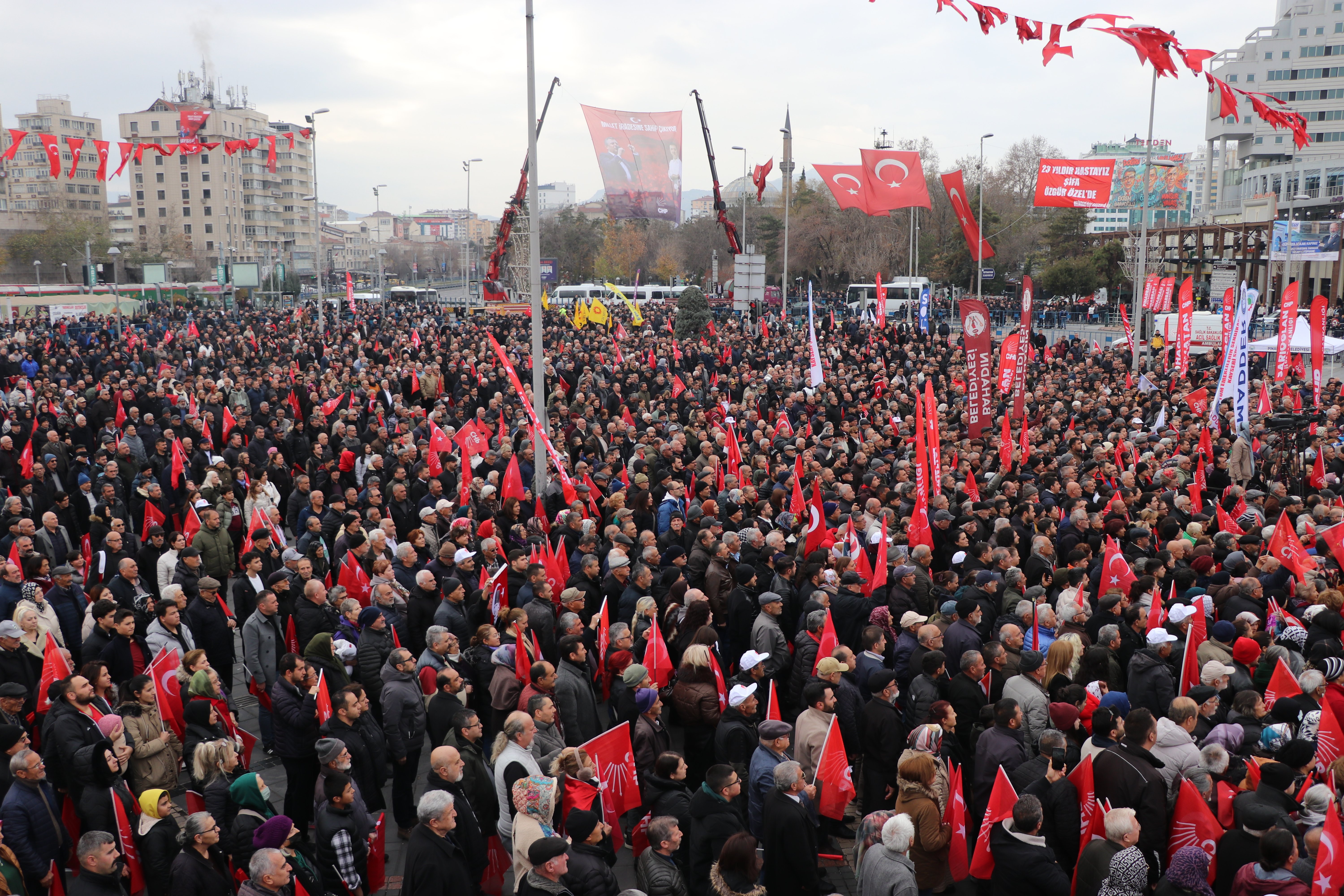 Özgür Özel Kayseri Mitingi