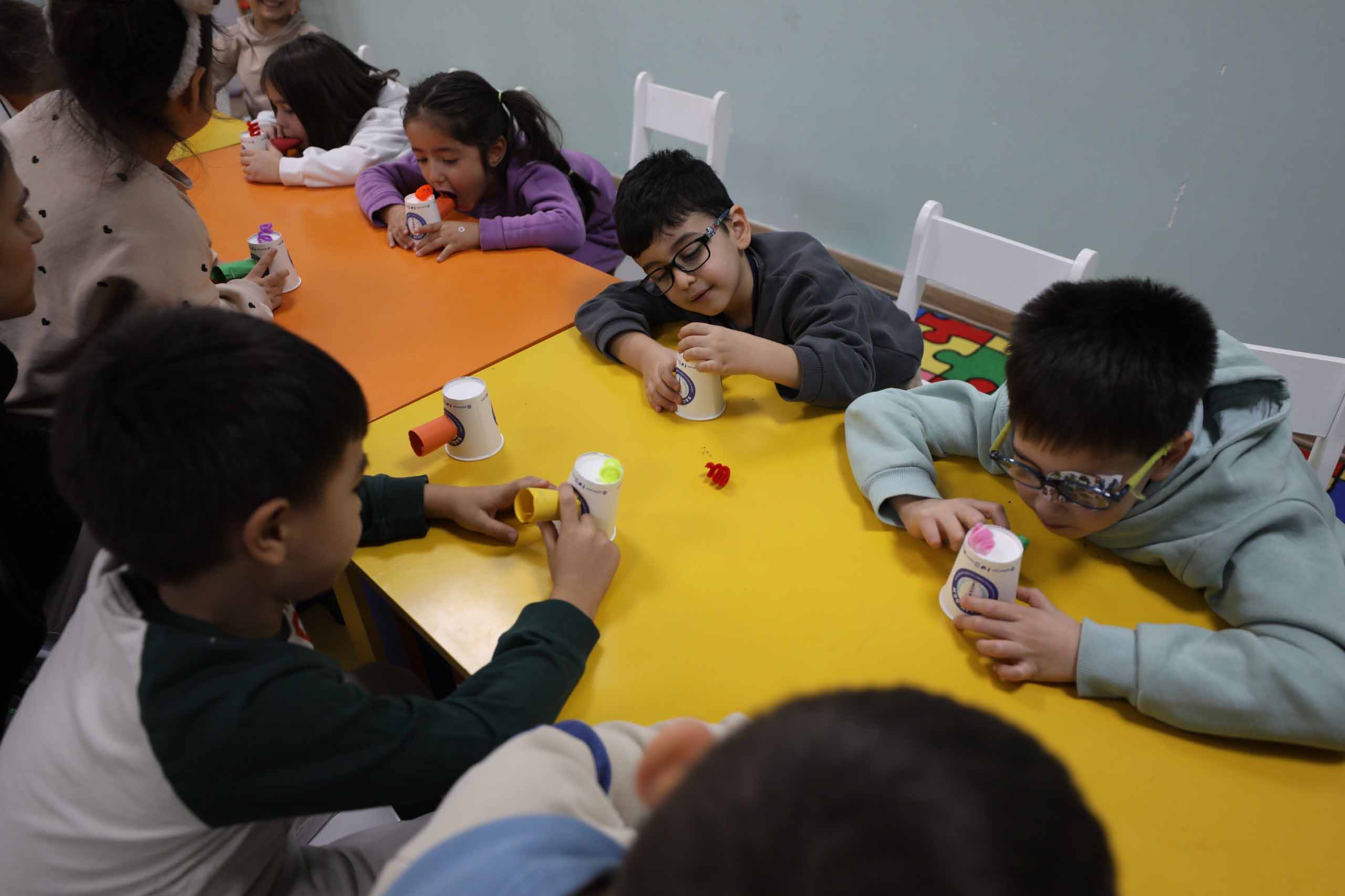 Sağlık-Sen Anaokulu Öğrencileri