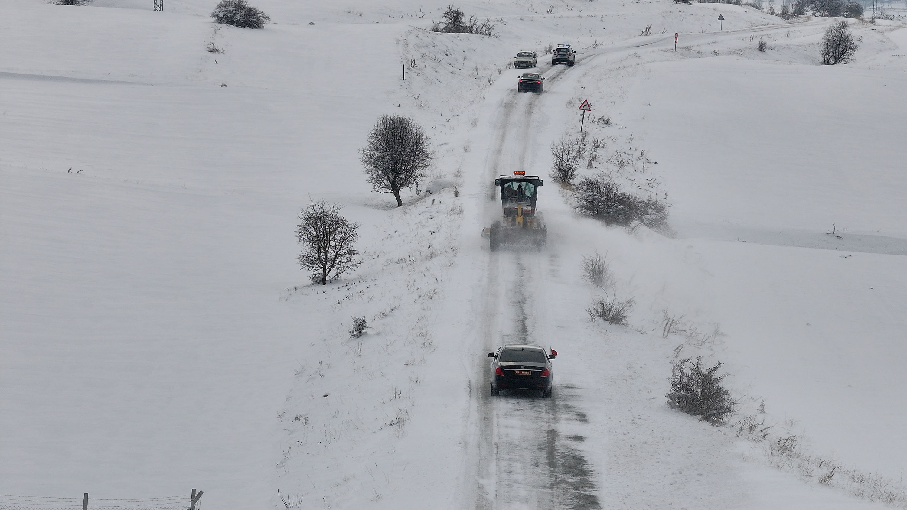 Sivas kar temizleme çalışması