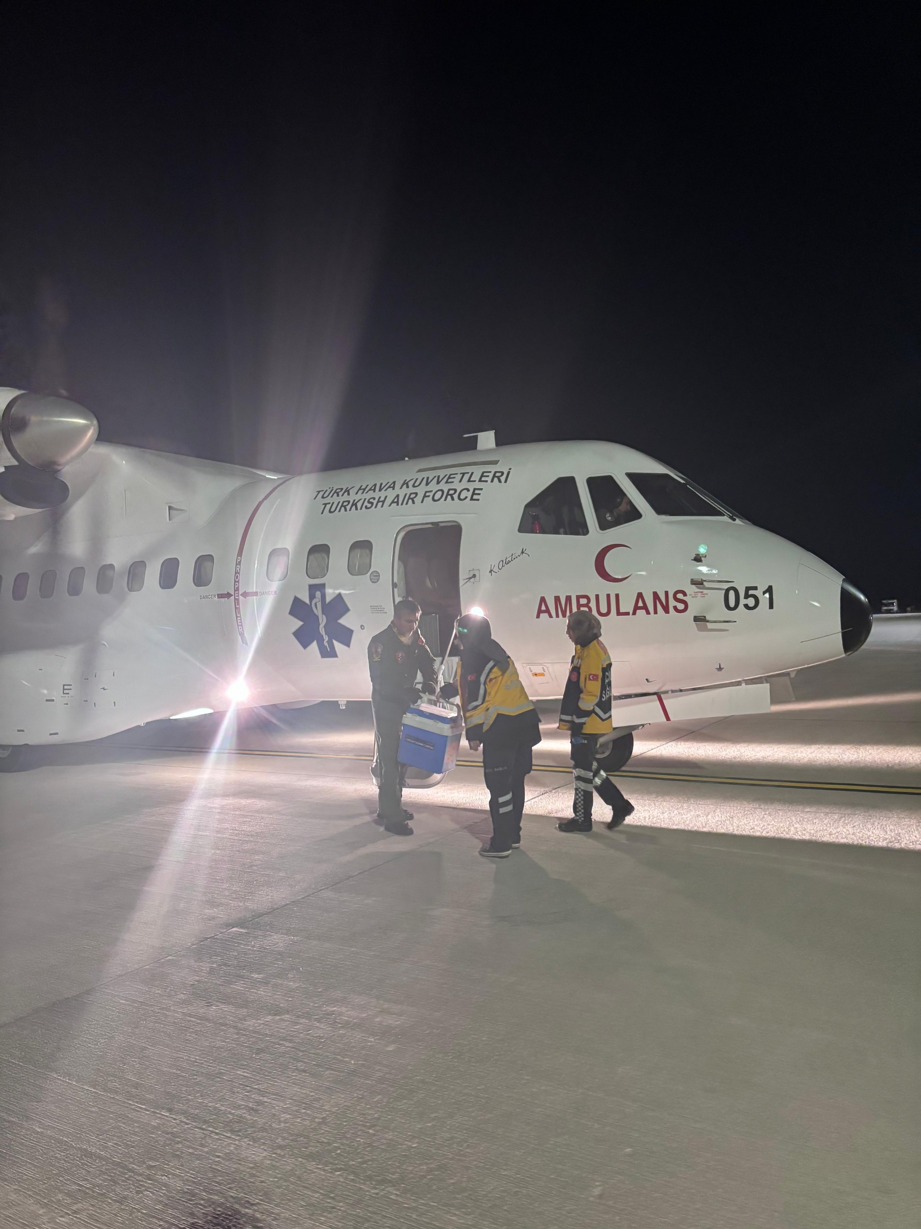 MSB Ambulans Uçağı Organ Nakli