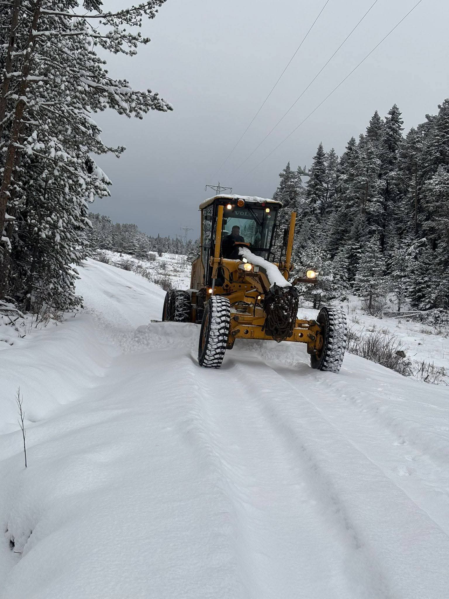 Kastamonu kar küreme çalışması İl Özel İdaresi