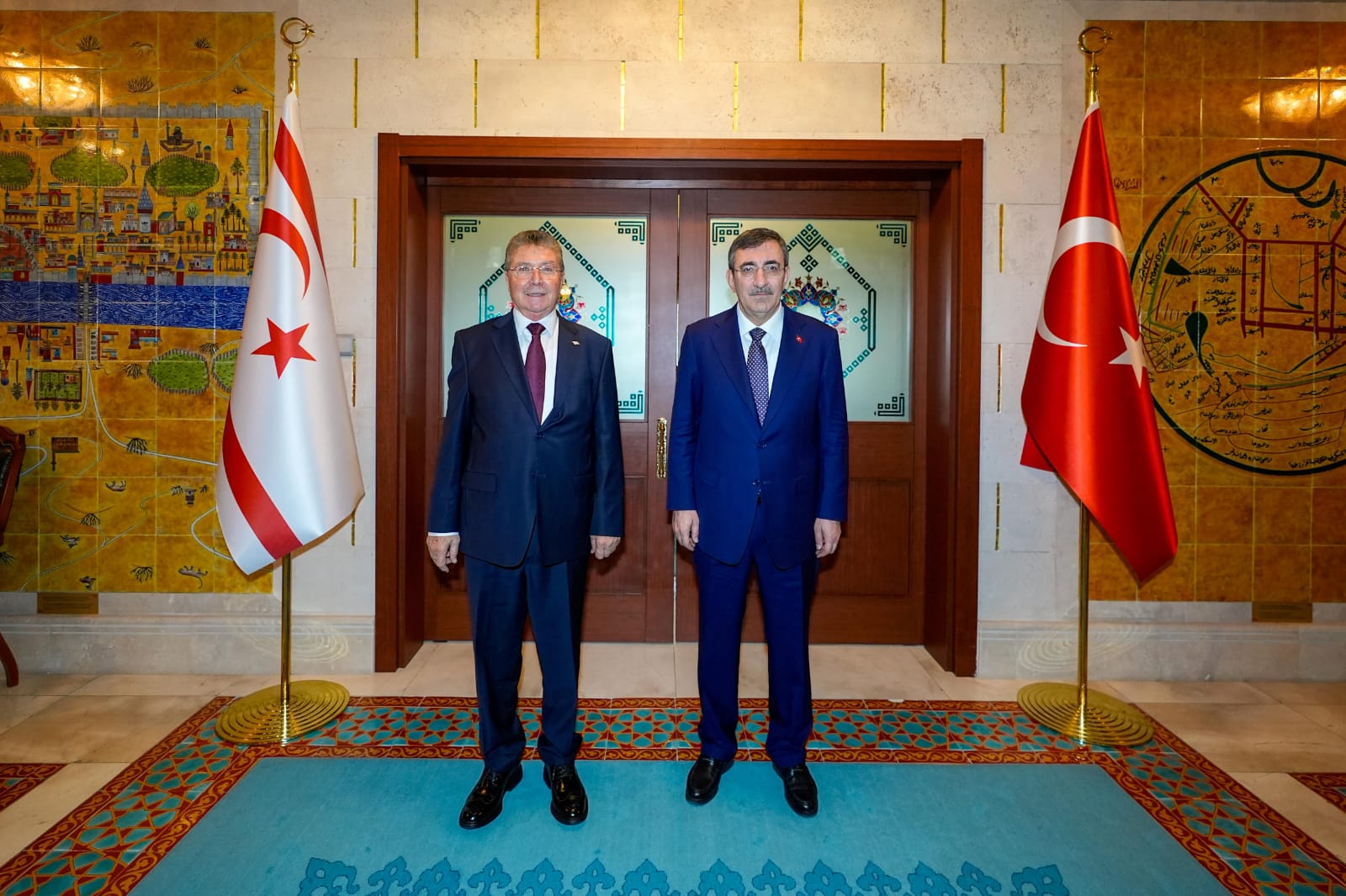 Cevdet Yılmaz KKTC Başbakanı Ünal Üstel görüşme Ankara