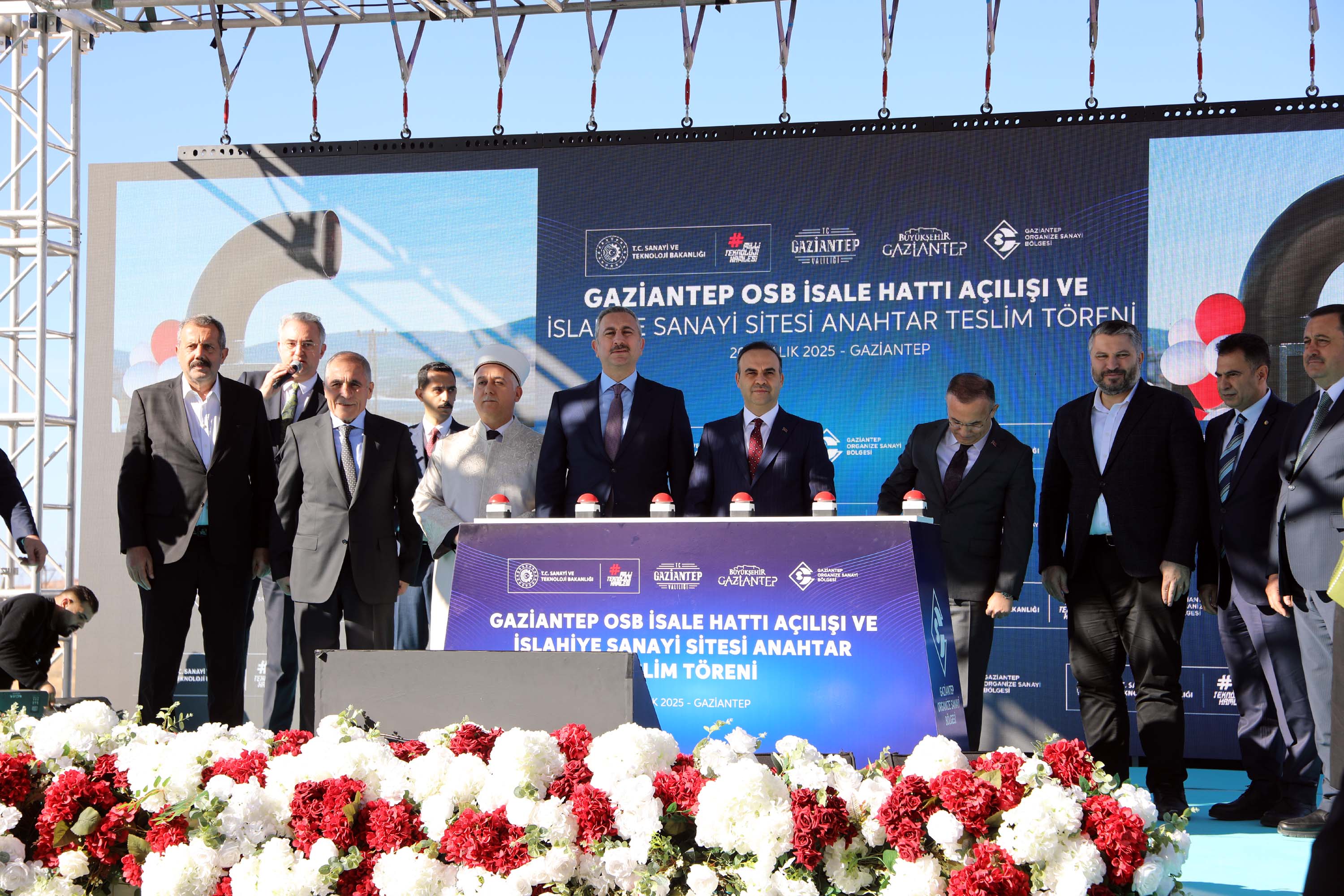 Gaziantep OSB İsale Hattı açılış töreni