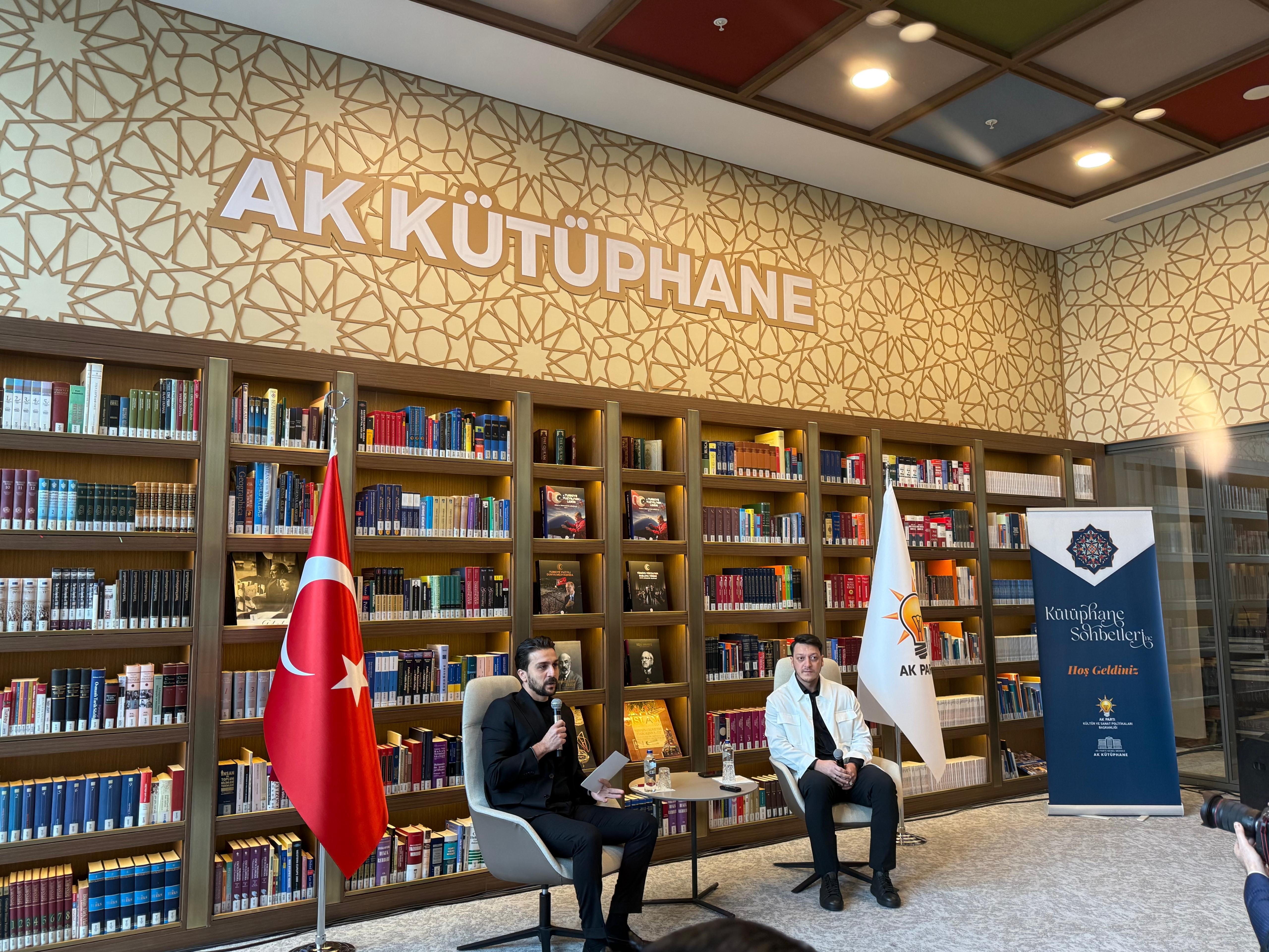 Mesut Özil AK Parti Kütüphane Sohbetleri