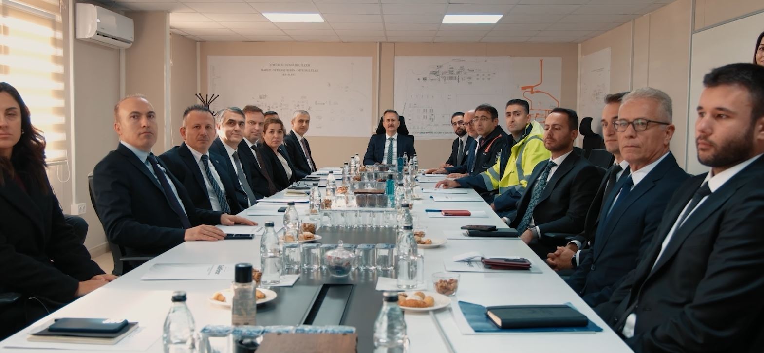 Savunma Sanayii Başkanı Haluk Görgün tesis incelemesi