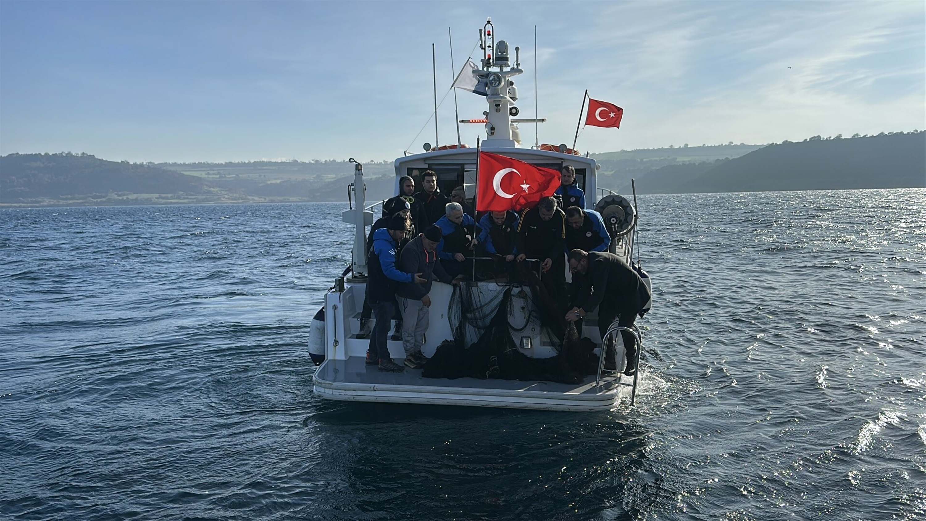 Çanakkale Boğazı Hayalet Ağ Temizliği