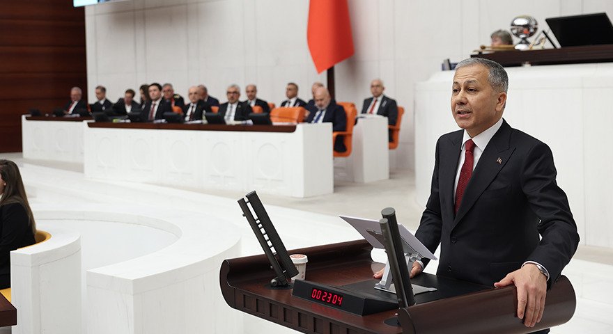 İçişleri Bakanı Ali Yerlikaya TBMM