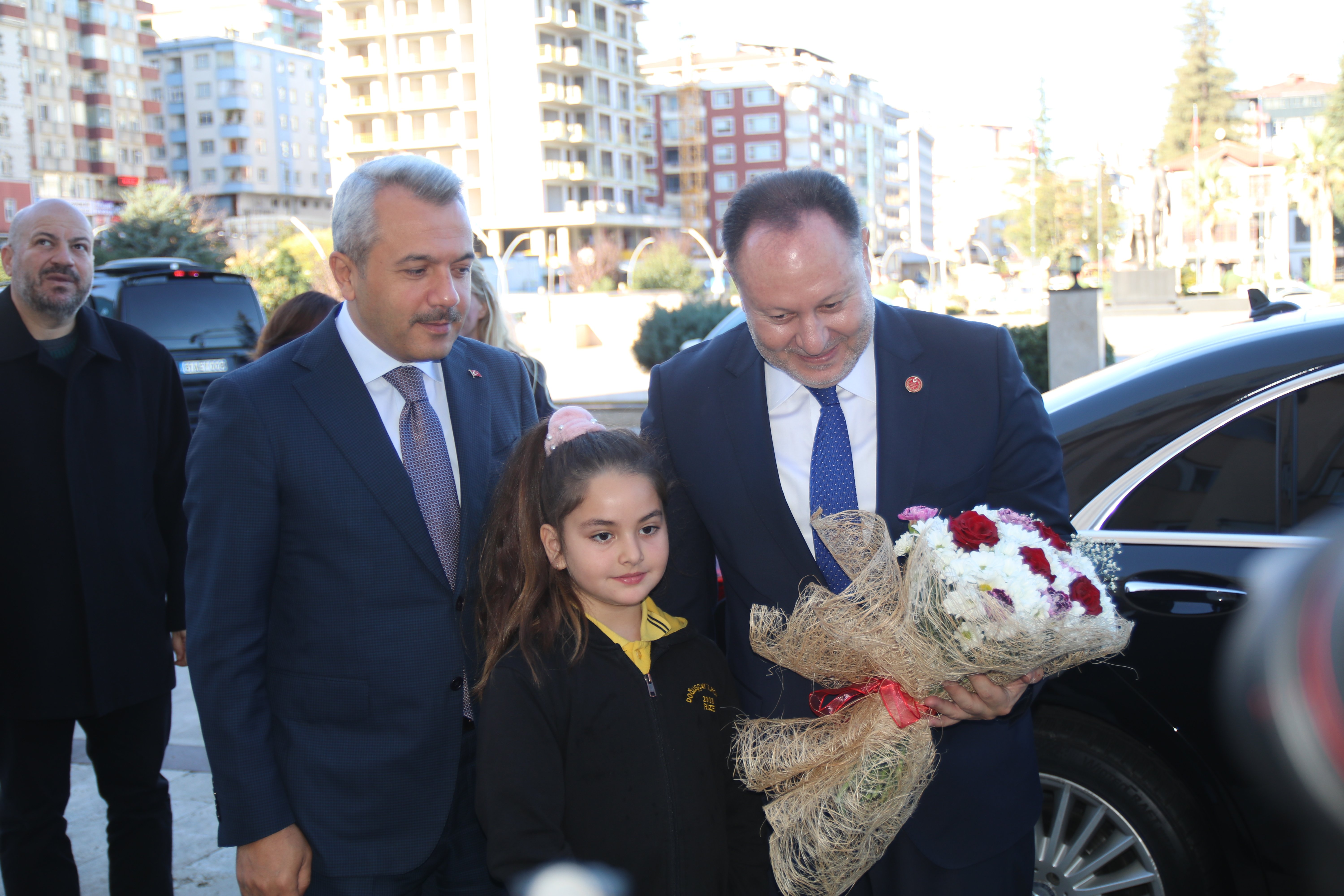 KKTC Meclis Başkanı Ziya Öztürkler Rize Valiliği ziyareti