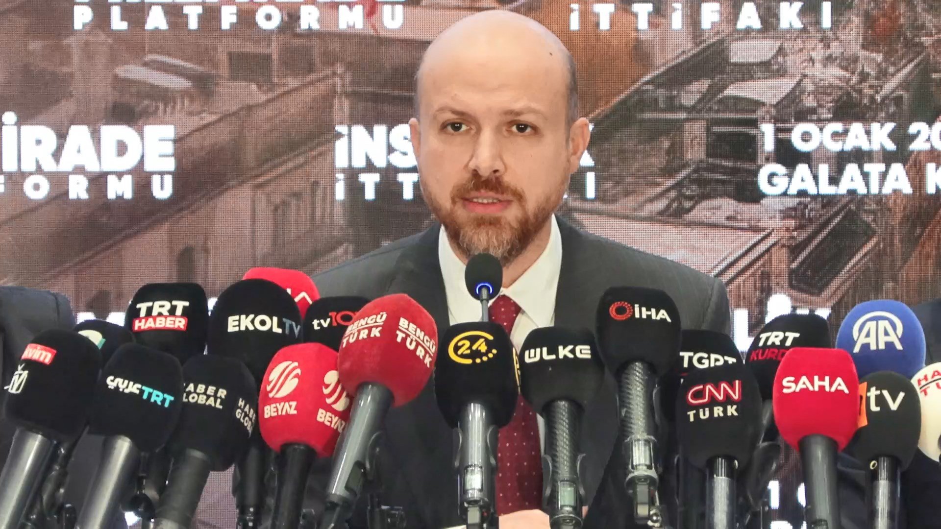 Bilal Erdoğan Gazze Yürüyüşü Basın Toplantısı