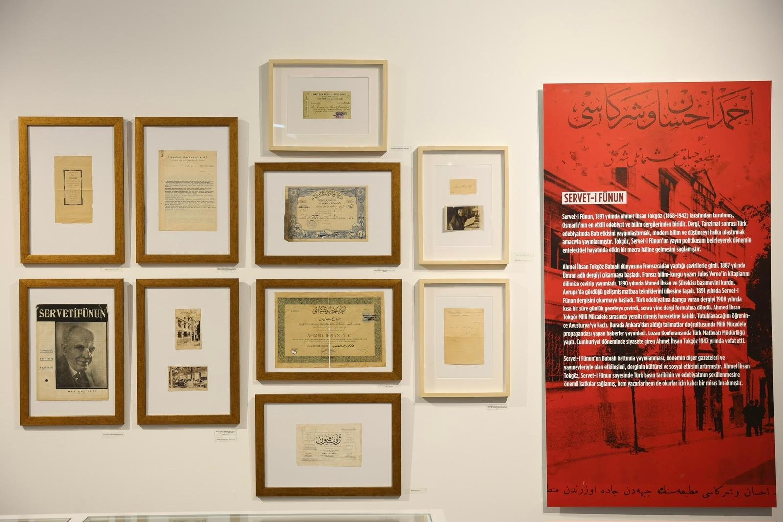 Sergide yer alan tarihi Babıali belgeleri