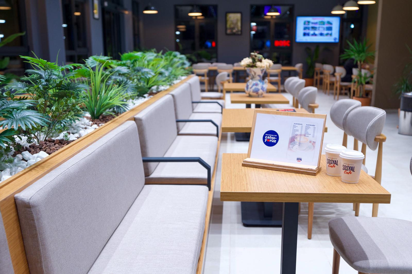 Sancaktepe Belediyesi Sosyal Cafe İç Mekan