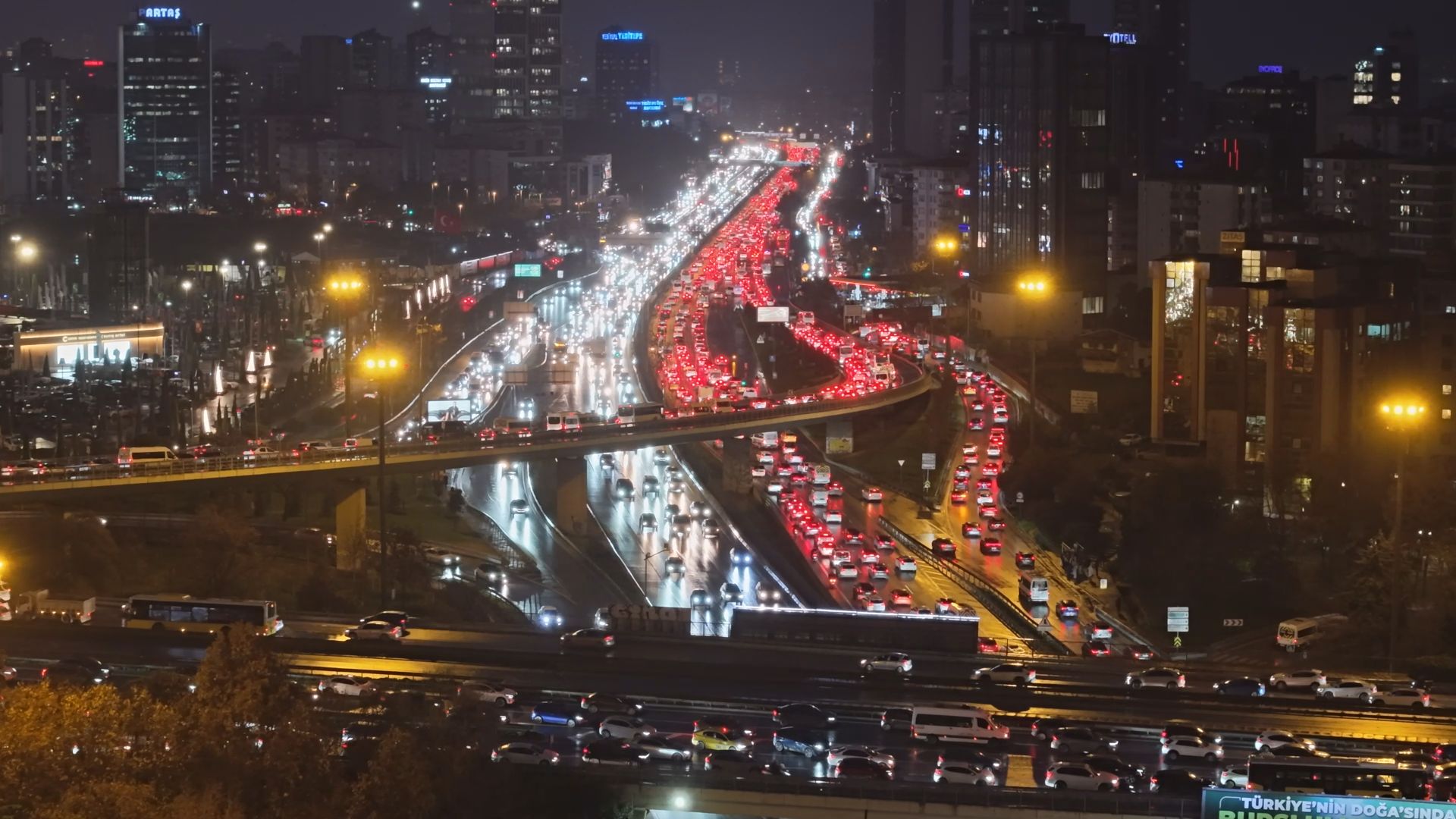 İstanbul D-100 Karayolu trafik