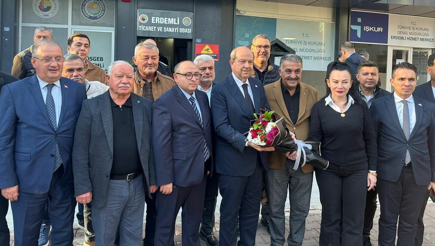 KKTC Cumhurbaşkanı Ersin Tatar ETSO Ziyareti