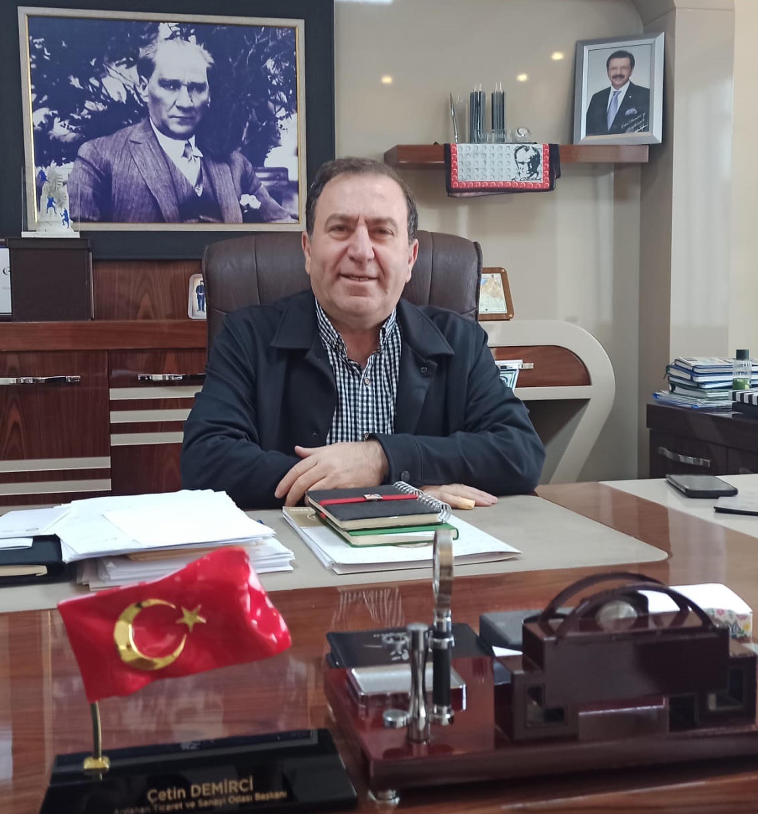 ATSO Başkanı Çetin Demirci