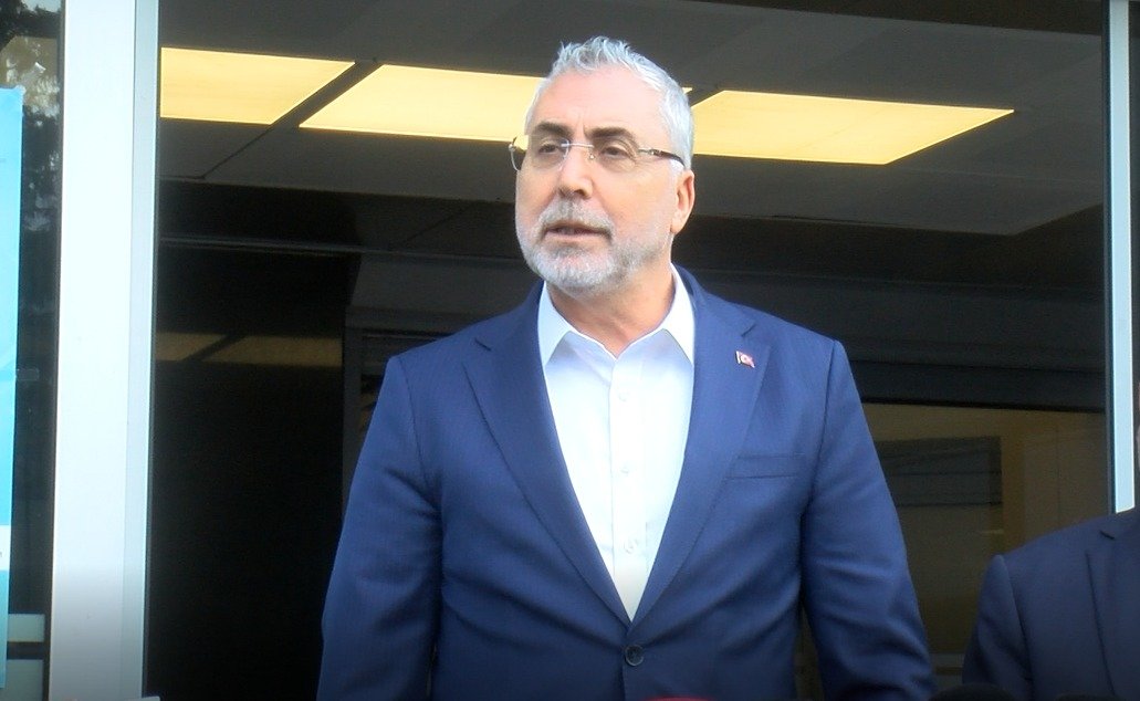 Çalışma Bakanı Vedat Işıkhan TÜRK-İŞ ziyareti