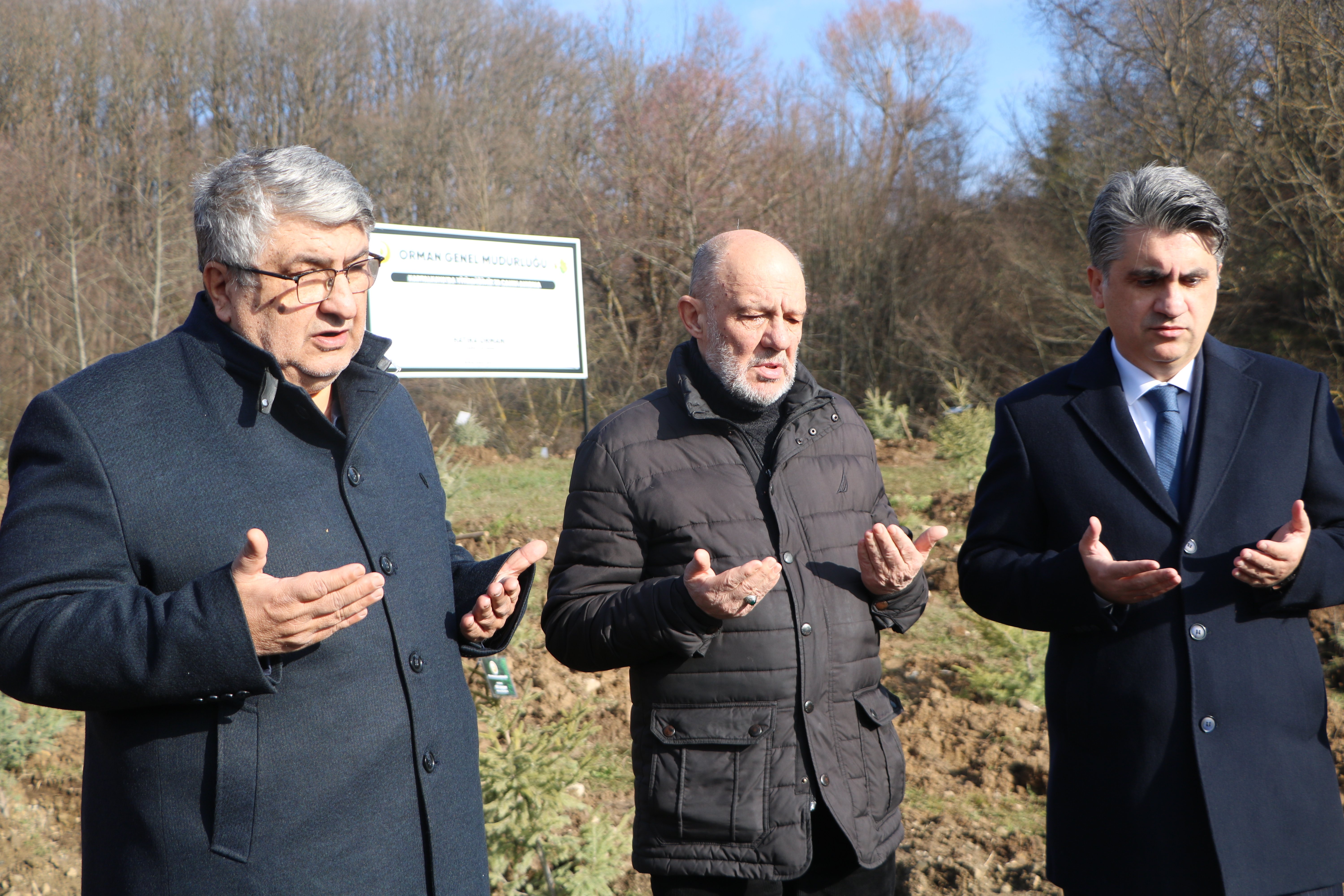 Bolu hatıra ormanı anıt tabelası