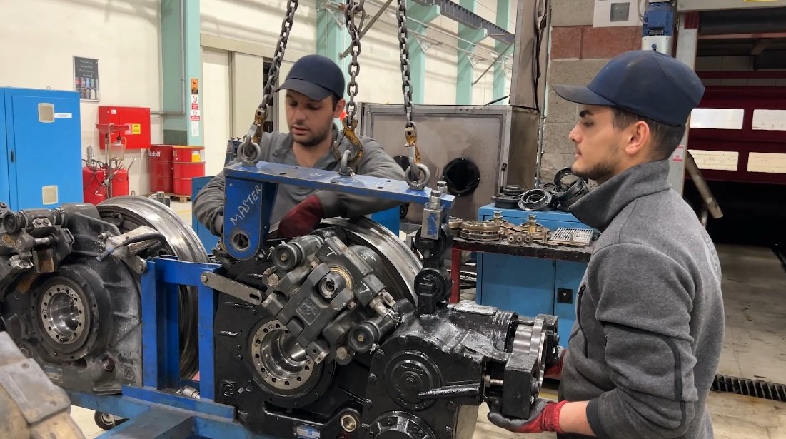 Yerli tramvay parçası üretim süreci