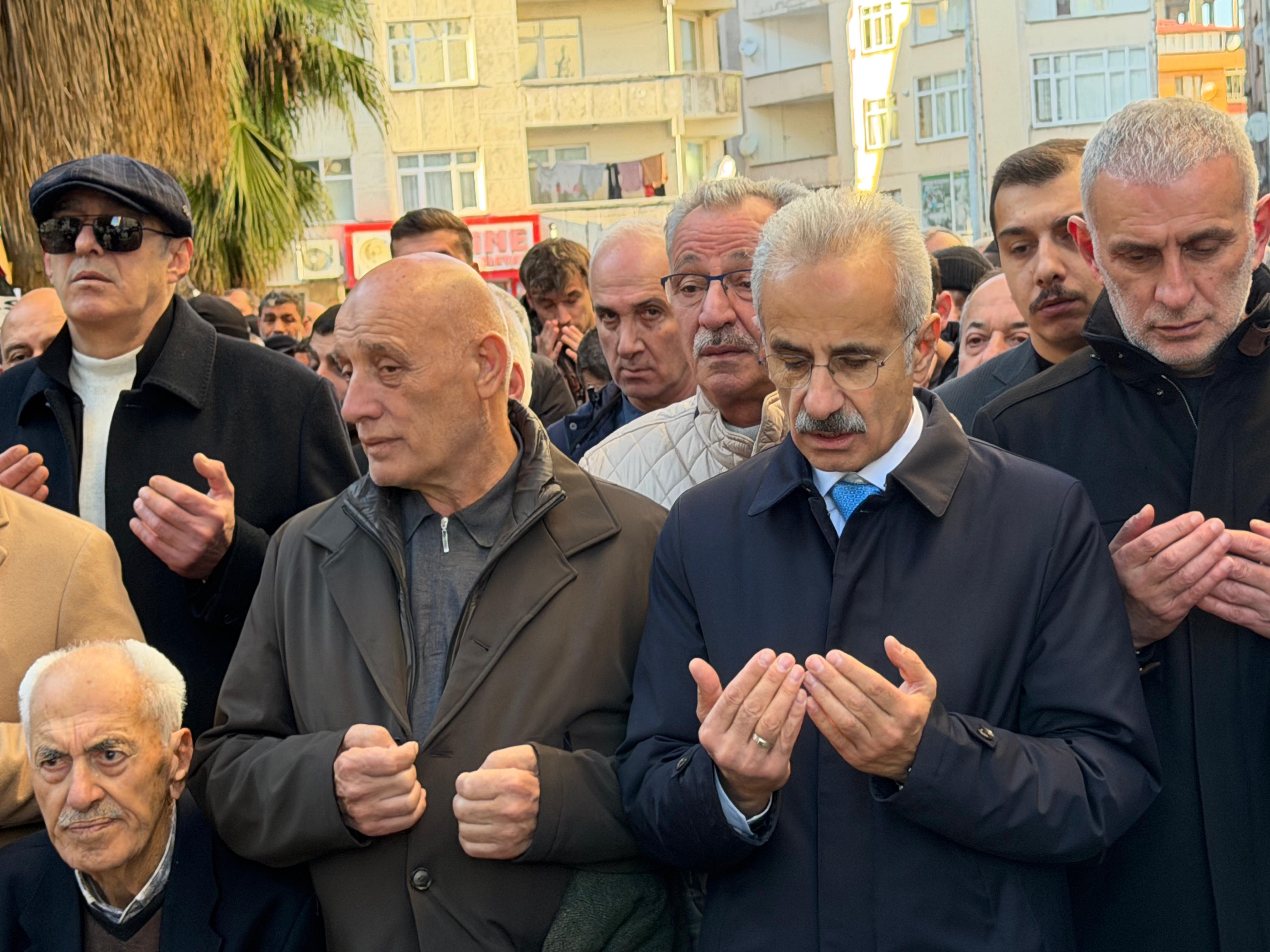 Cenaze töreninden genel görünüm