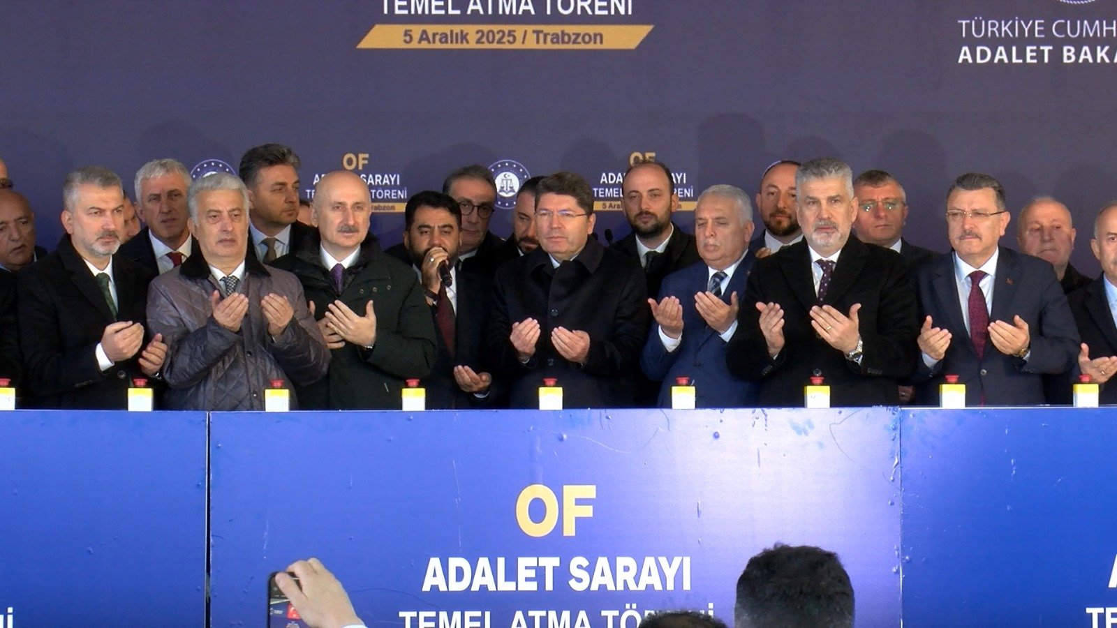 Adalet Bakanı Yılmaz Tunç temel atma töreni