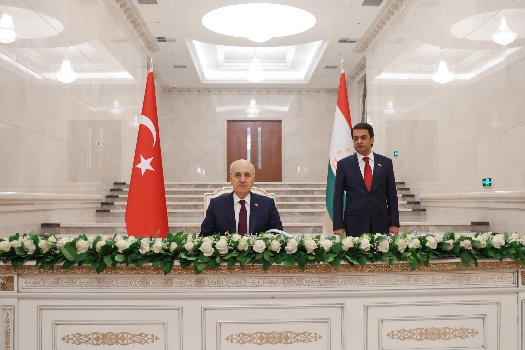 Numan Kurtulmuş Rüstami Emomali görüşmesi