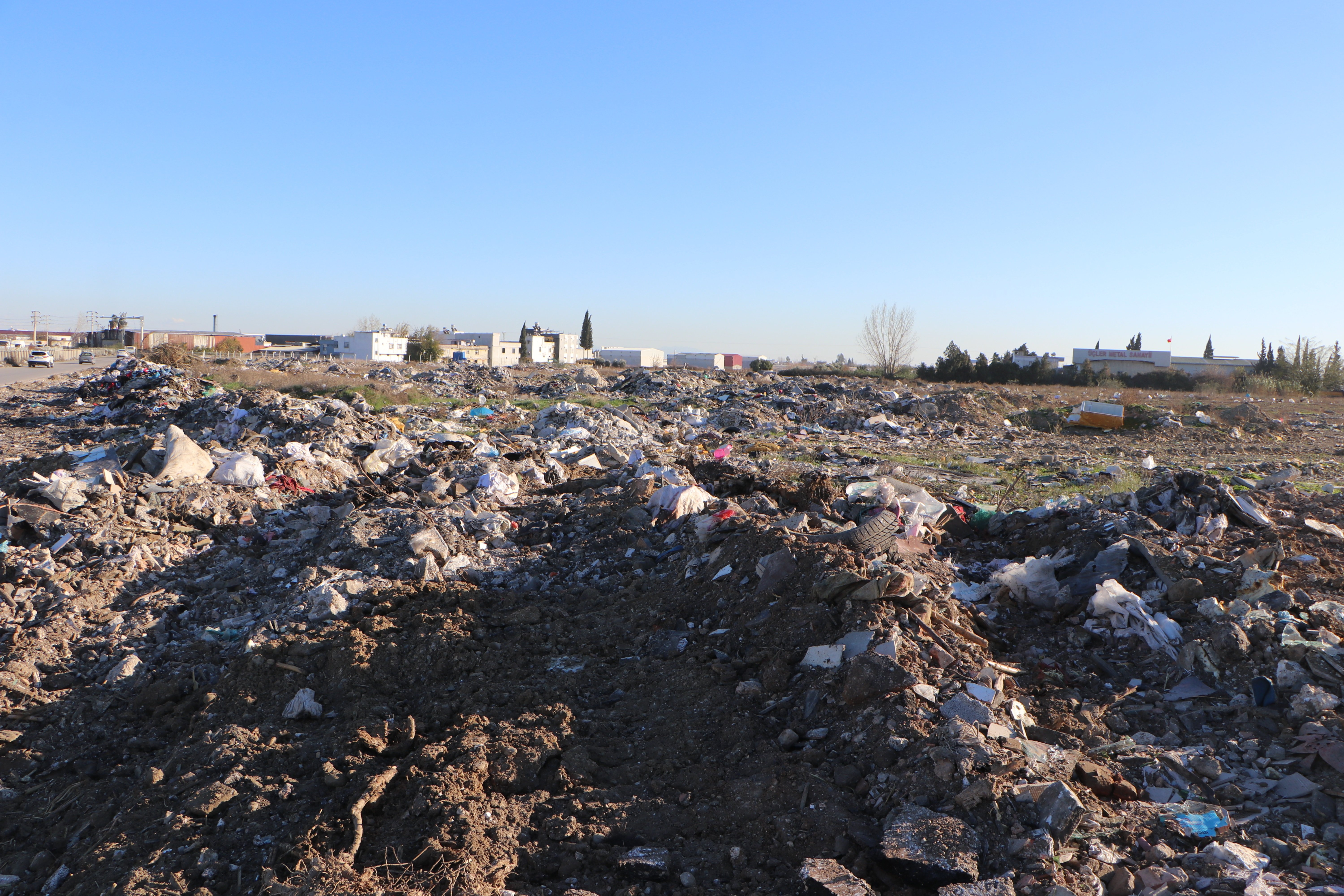 Kaçak moloz dökümü ve çevre kirliliği