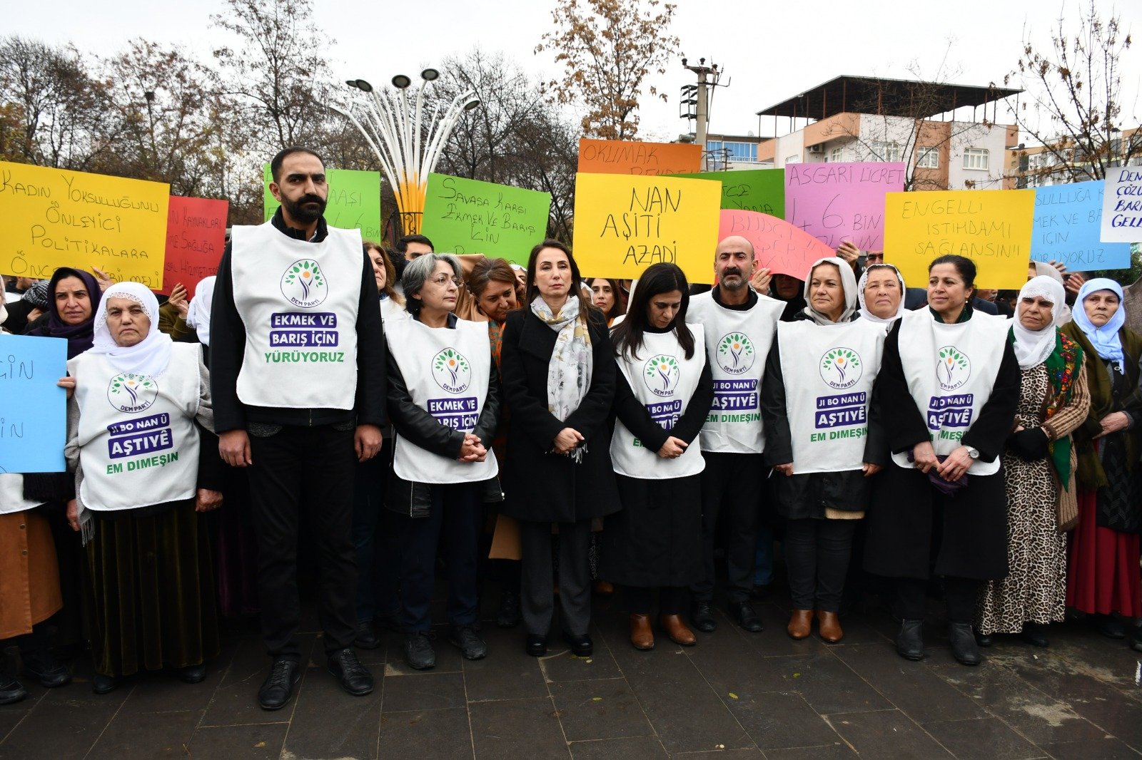 DEM Parti Batman yürüyüşü