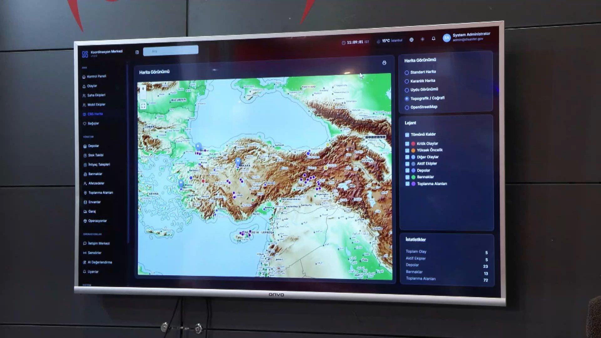 Afet Veri Merkezi Projesi