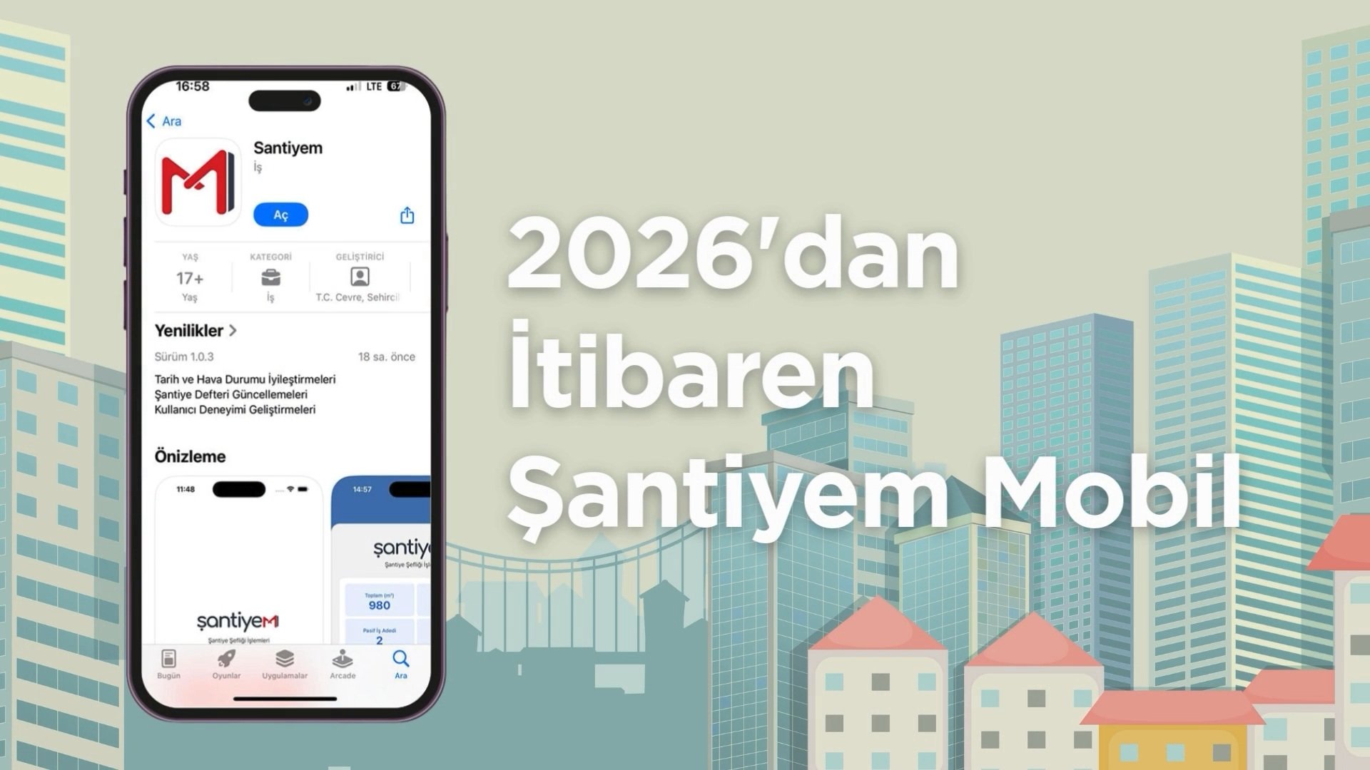 Şantiye-M uygulaması tanıtım görseli