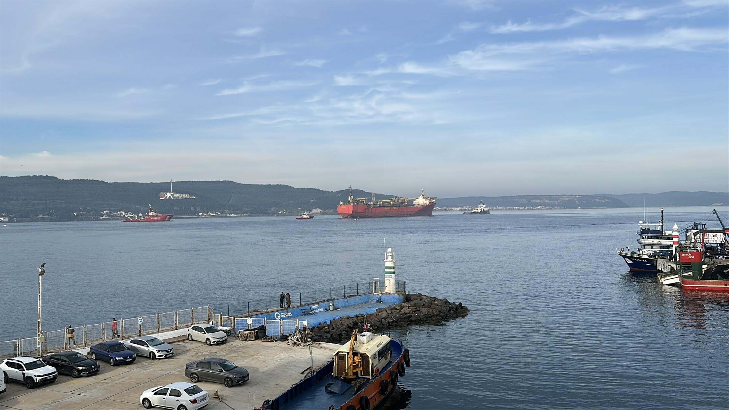 Gryphon A gemisi Çanakkale Boğazı