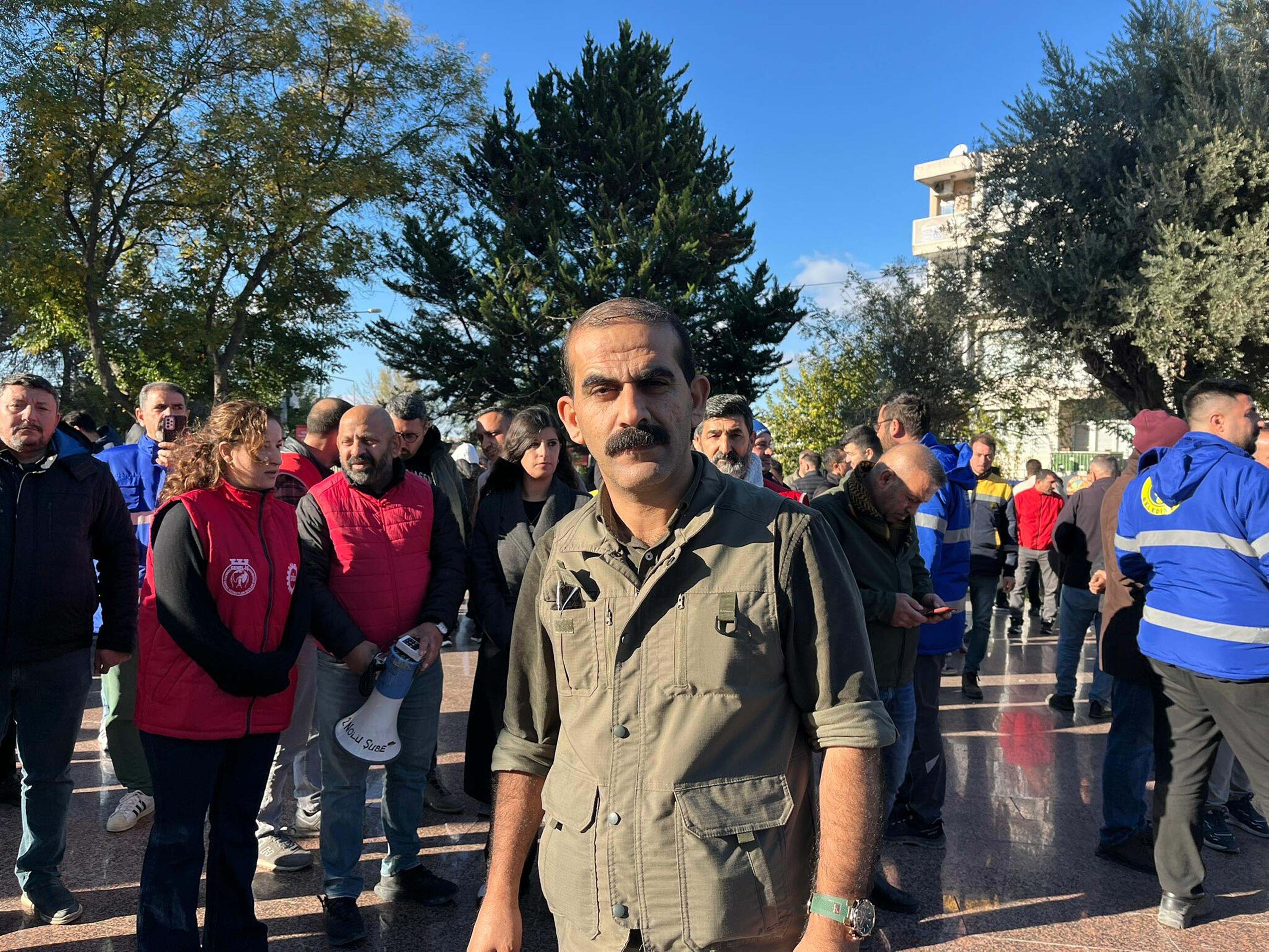 Buca Belediyesi işçileri protesto