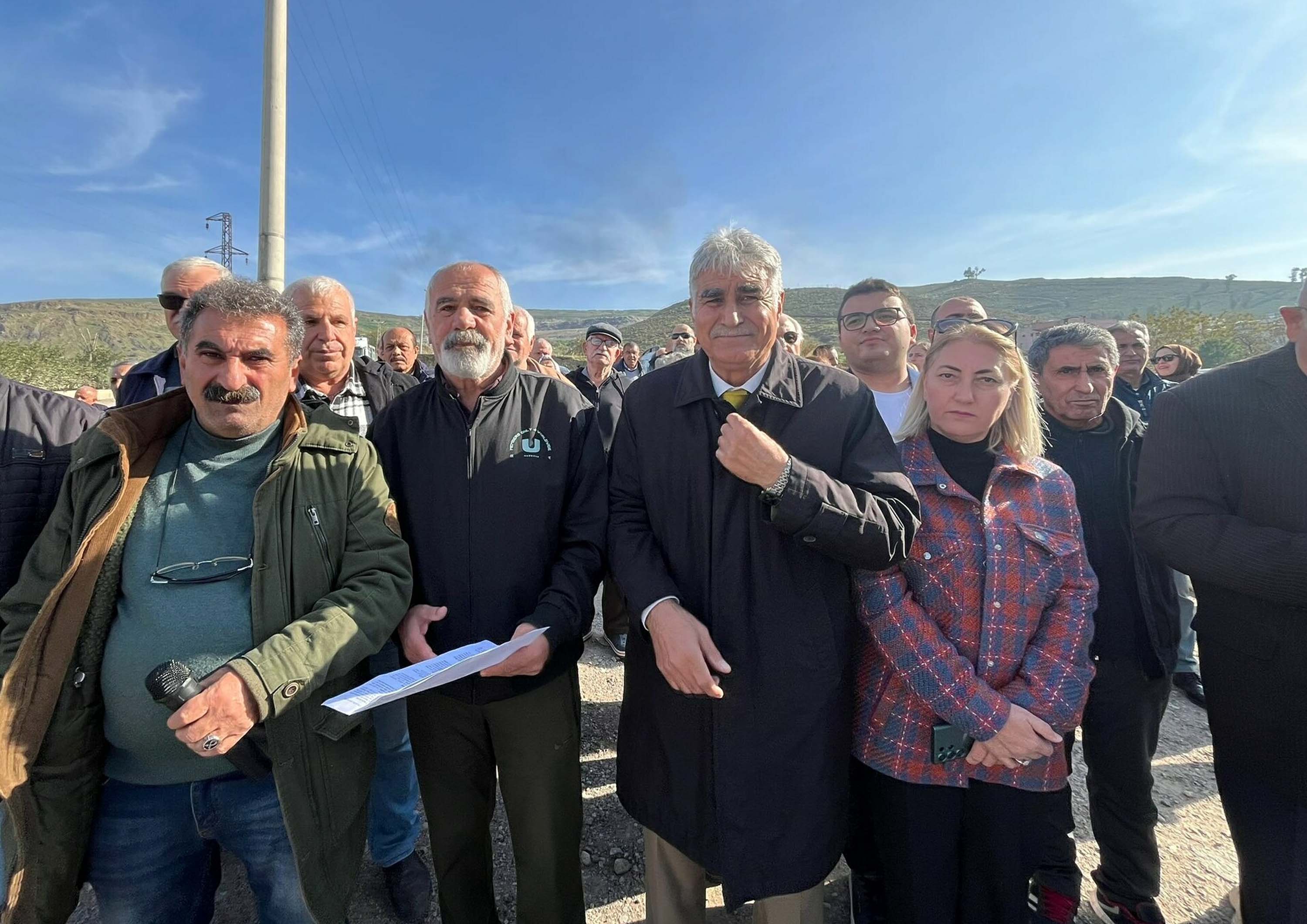 Harmandalı protestosu mahalle sakinleri