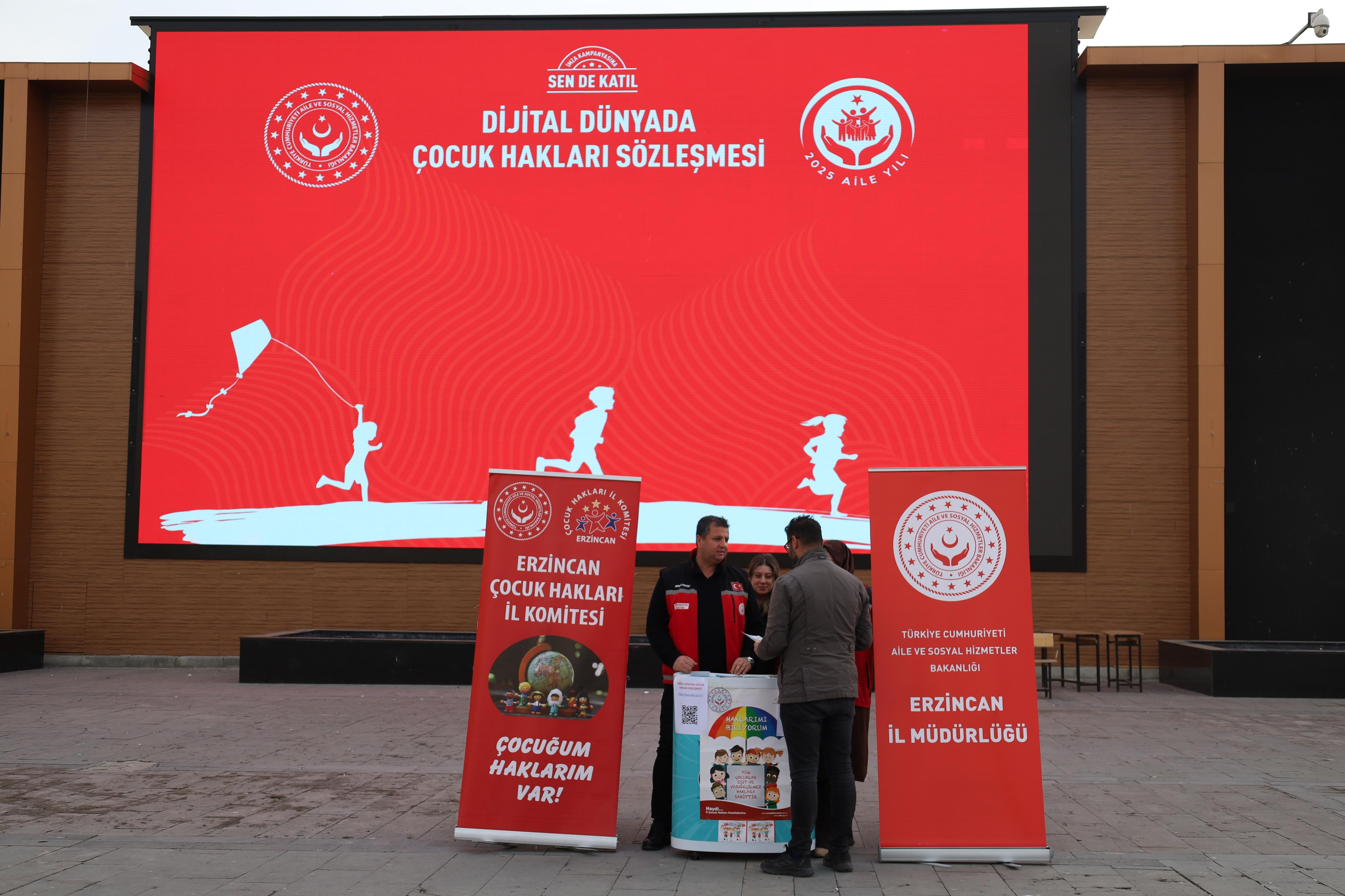 Dijital Dünyada Çocuk Hakları Sözleşmesi imza kampanyası