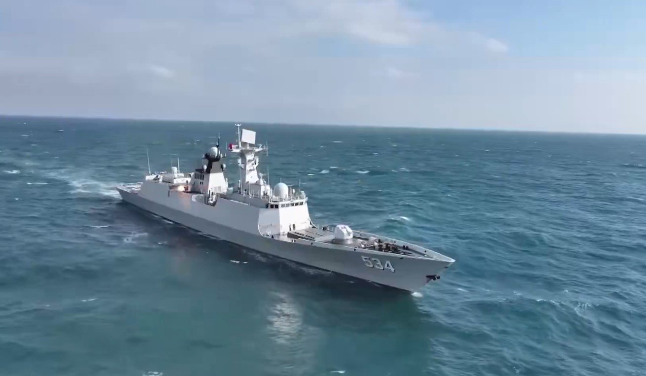 Çin askeri tatbikat görüntüleri