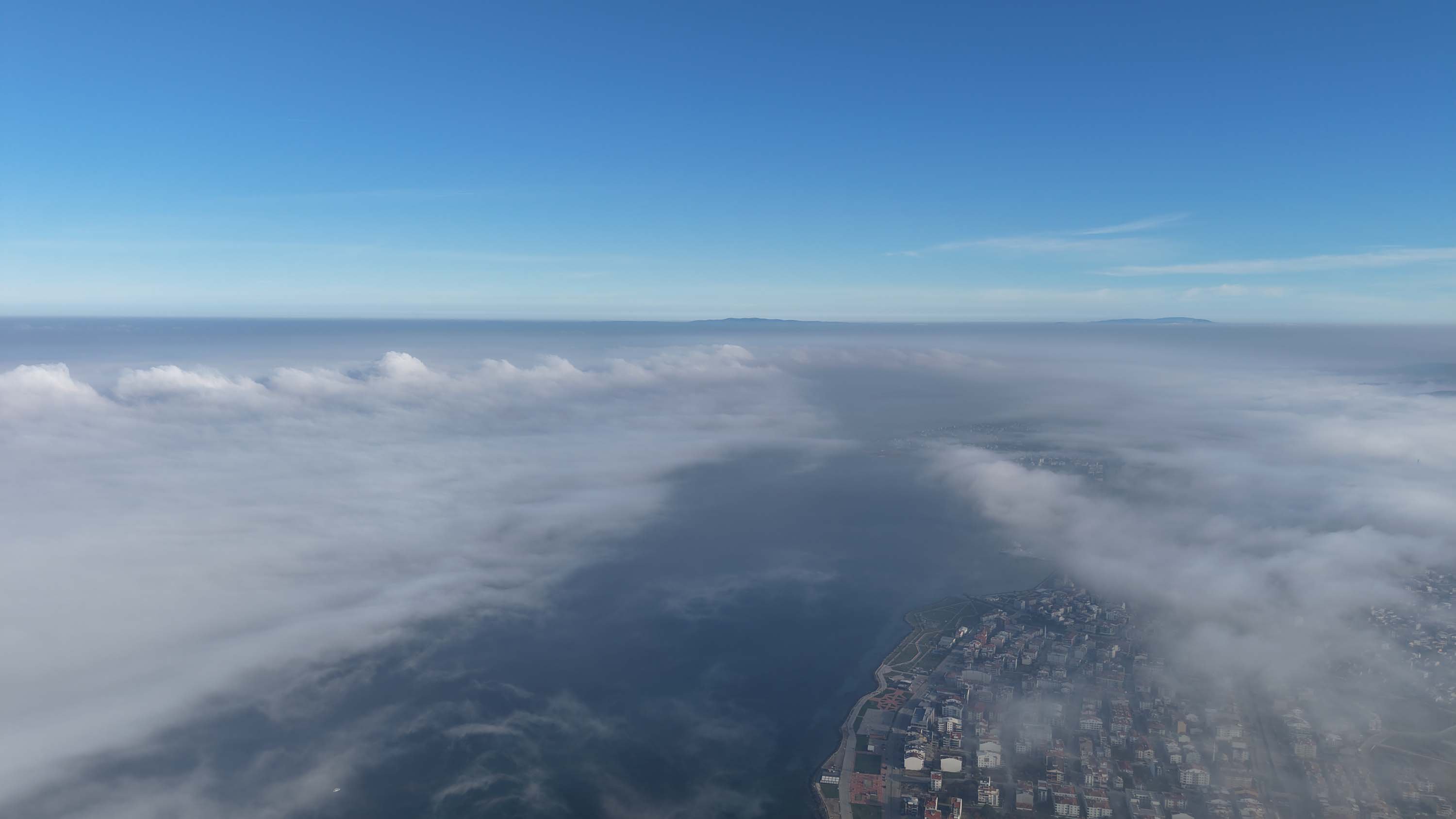 Sisli havada Çanakkale Köprüsü