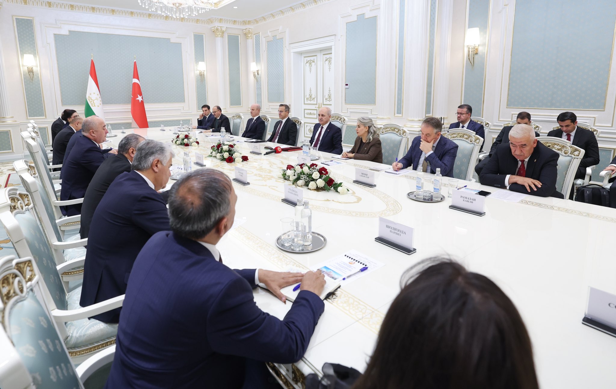 Numan Kurtulmuş Faizali Idizoda görüşmesi