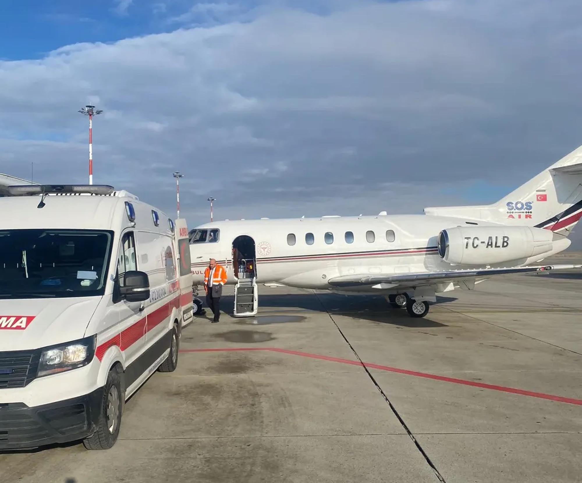 Sağlık Bakanlığı ambulans uçağı bebek sevki