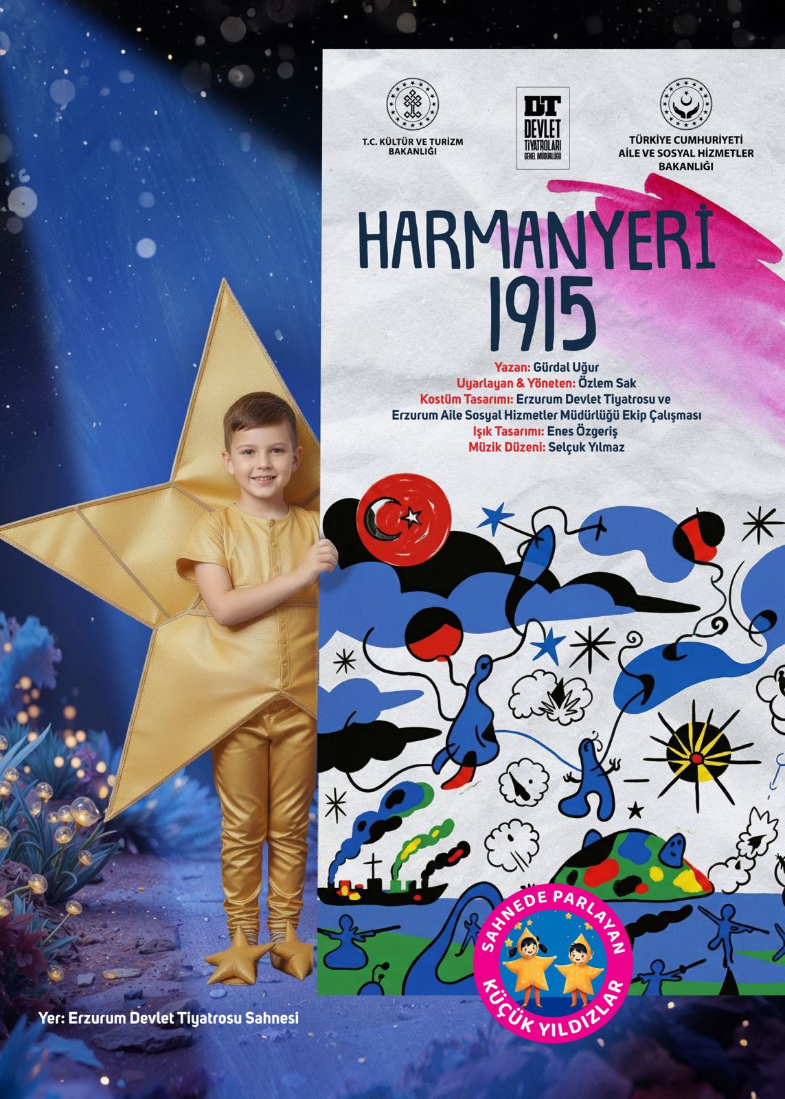 Sahnede Parlayan Küçük Yıldızlar