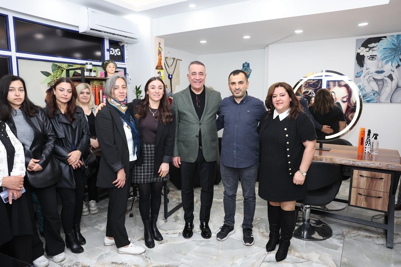 Abdurrahman Dursun Kuaför Açılışında