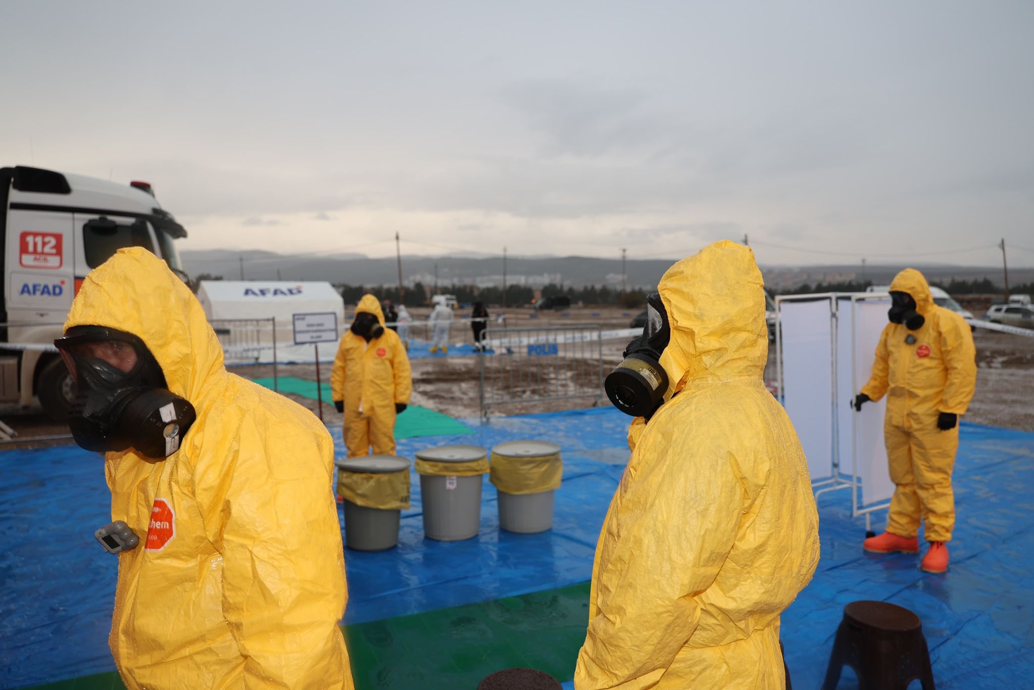 Mersin Valisi Atilla Toros AFAD Tatbikatı