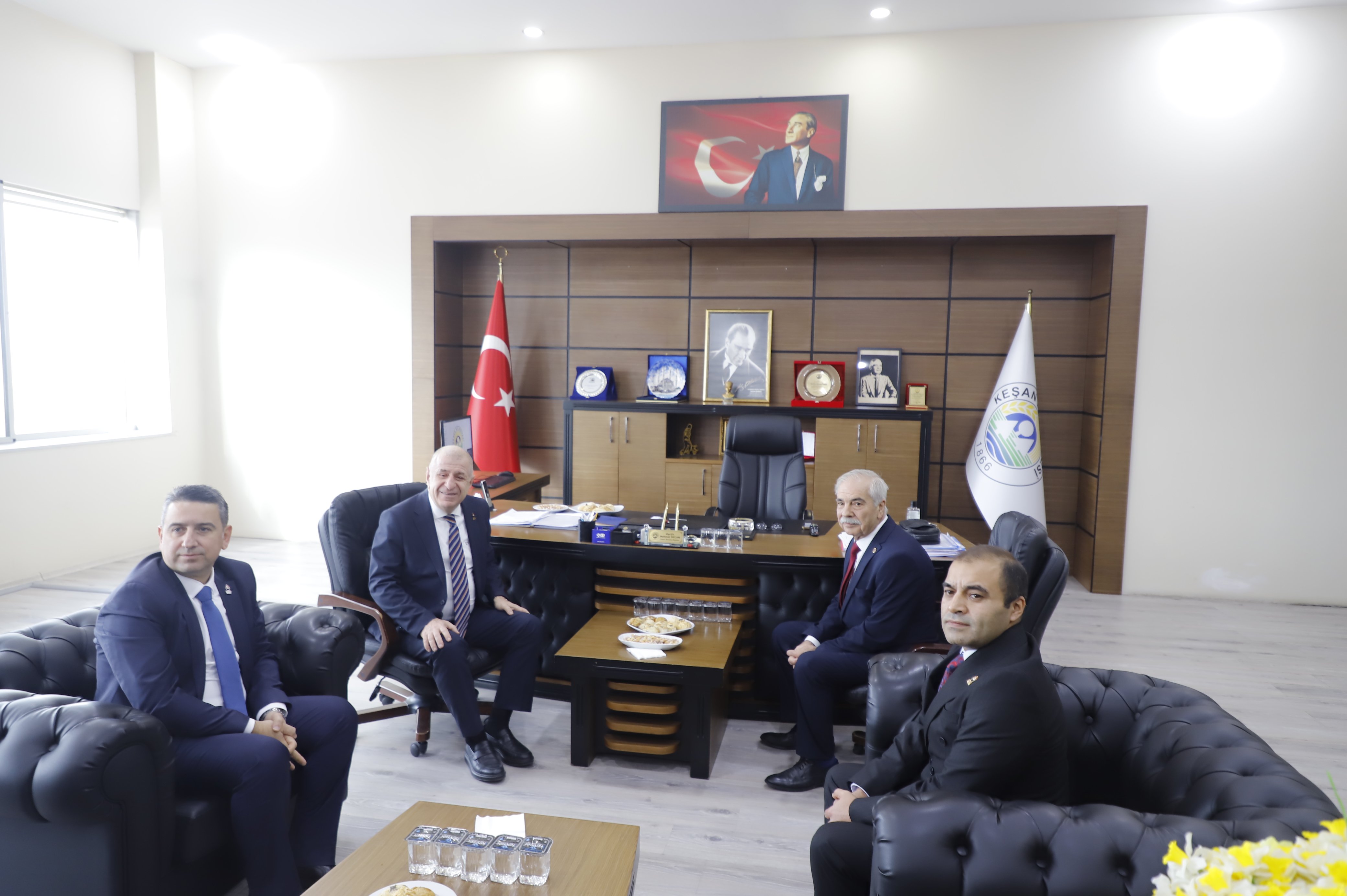 Ümit Özdağ Keşan Belediye Başkanı ziyareti