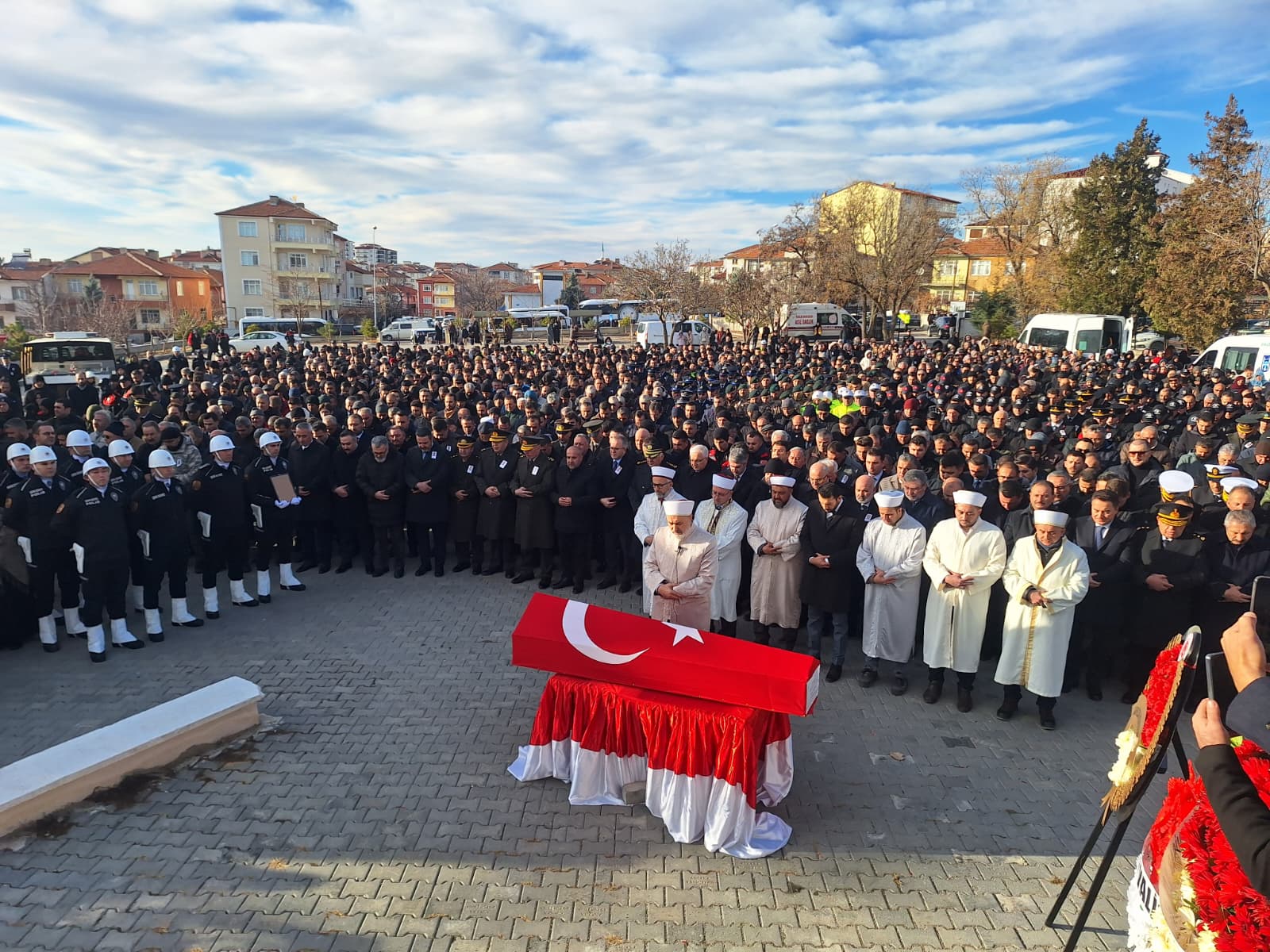 Şehit Polis Yasin Koçyiğit defin töreni