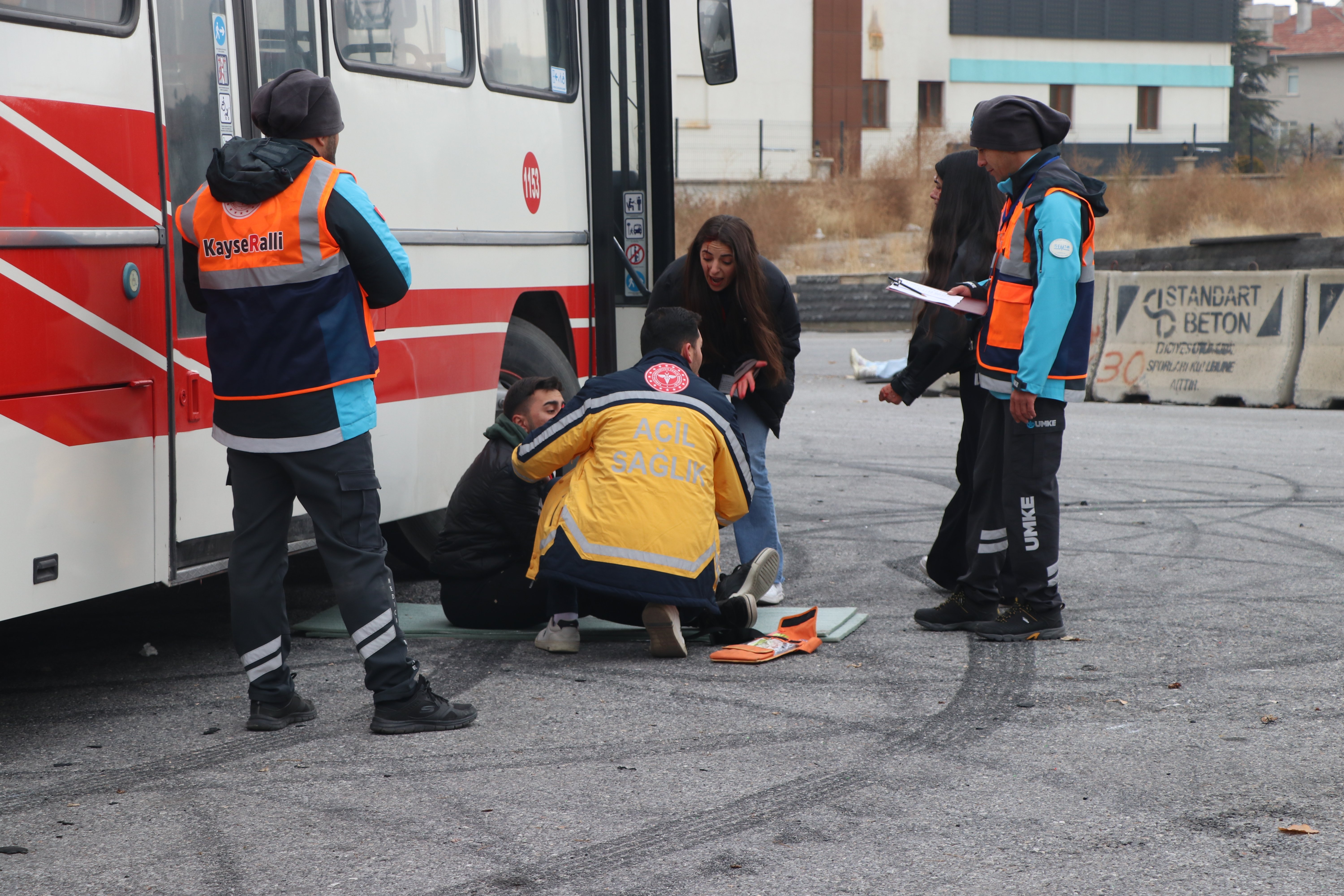 Acil Sağlık Ekipleri Tatbikat Anı