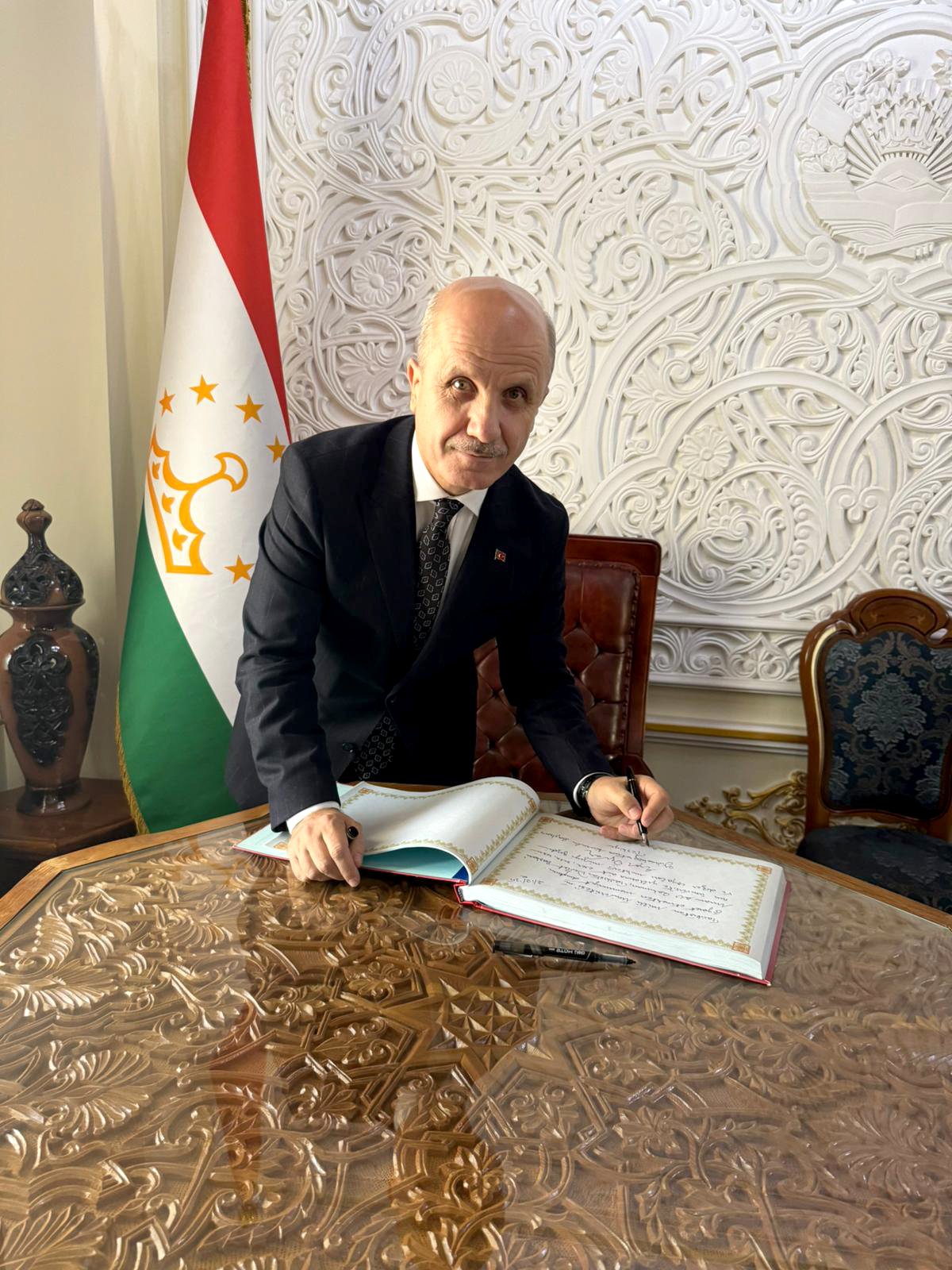 YÖK Başkanı Erol Özvar Tacikistan ziyareti akademik iş birliği