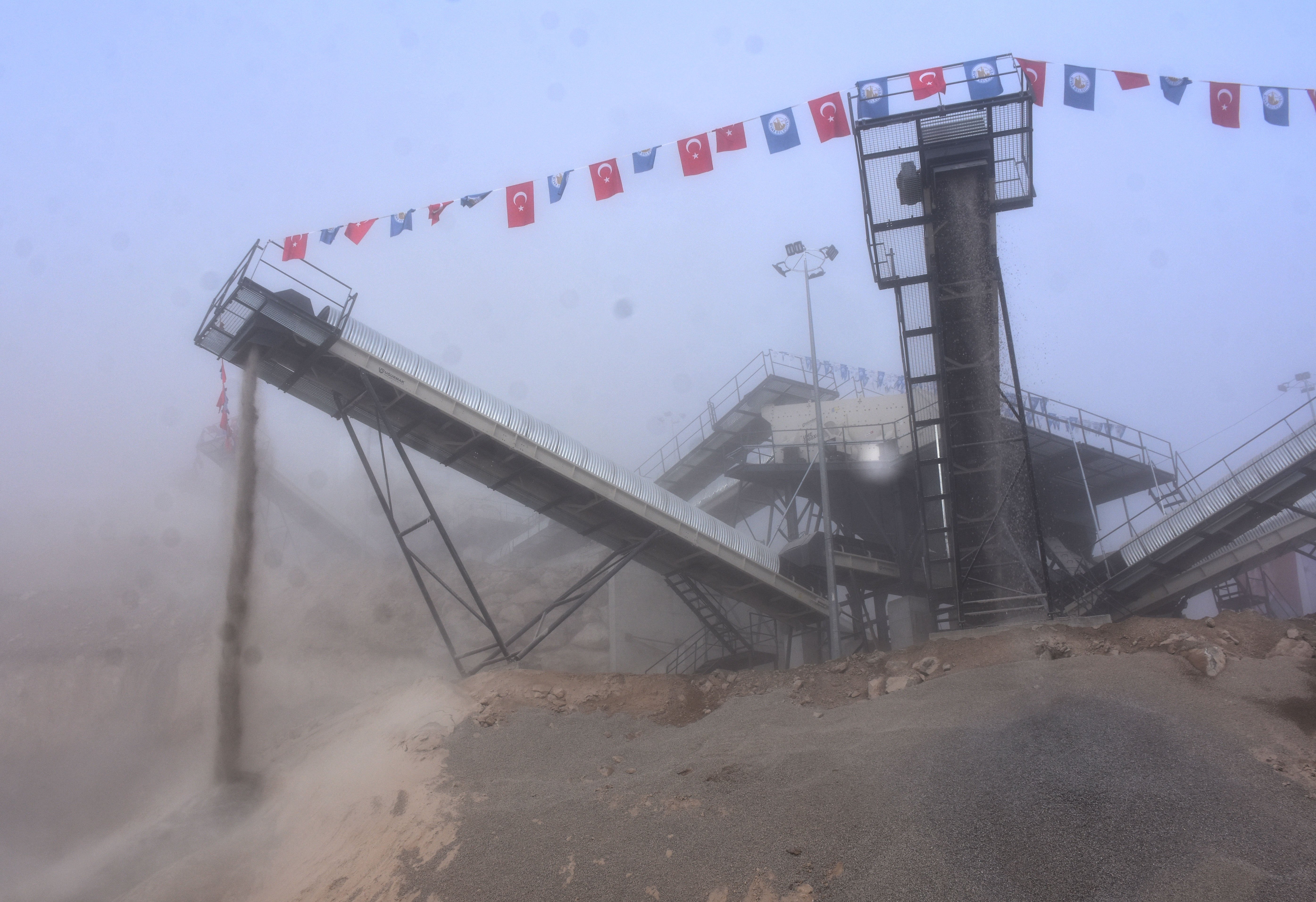 Sivas Taş Kırma Tesisi Genel Görünüm