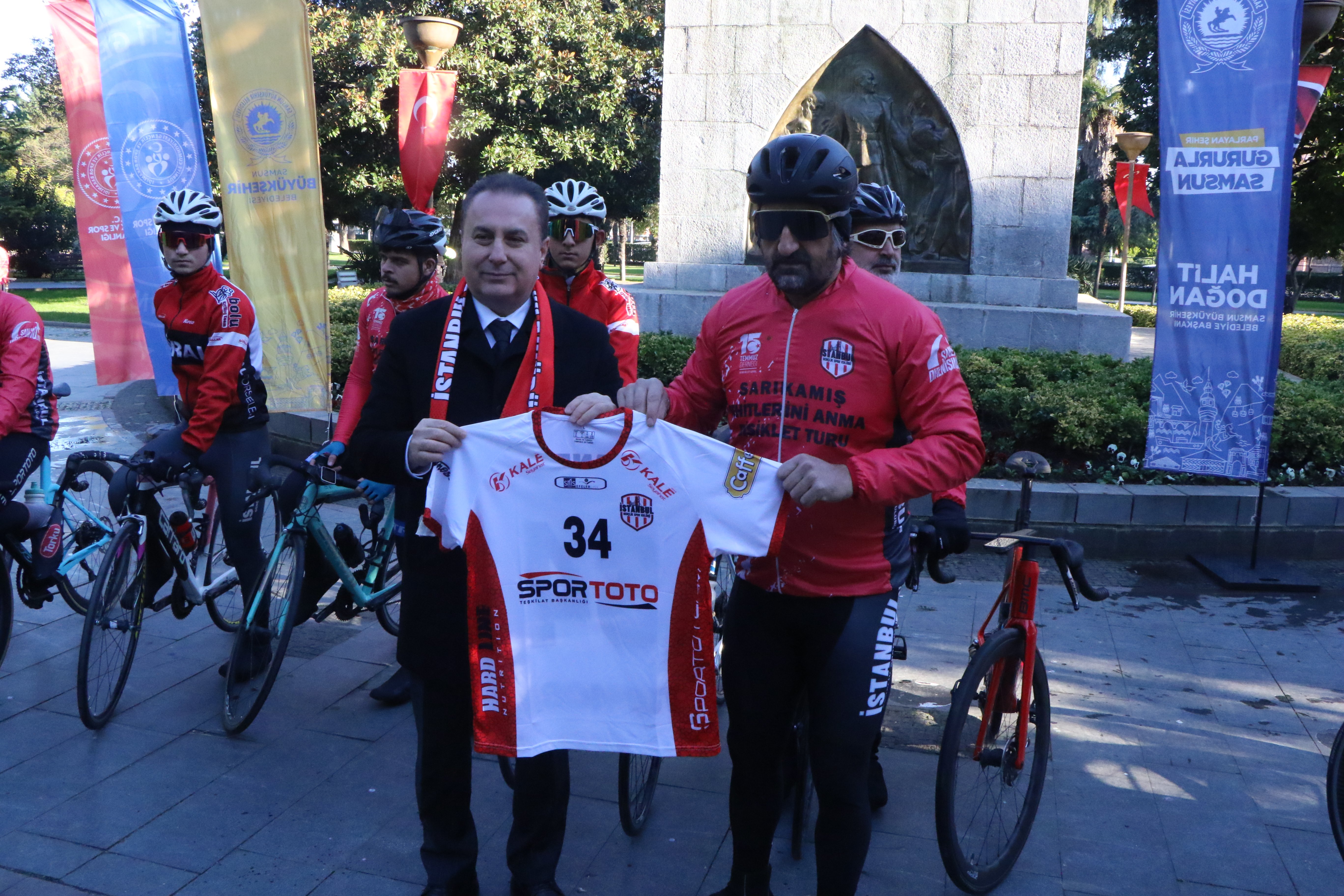 Sarıkamış Bisiklet Turu Sporcular