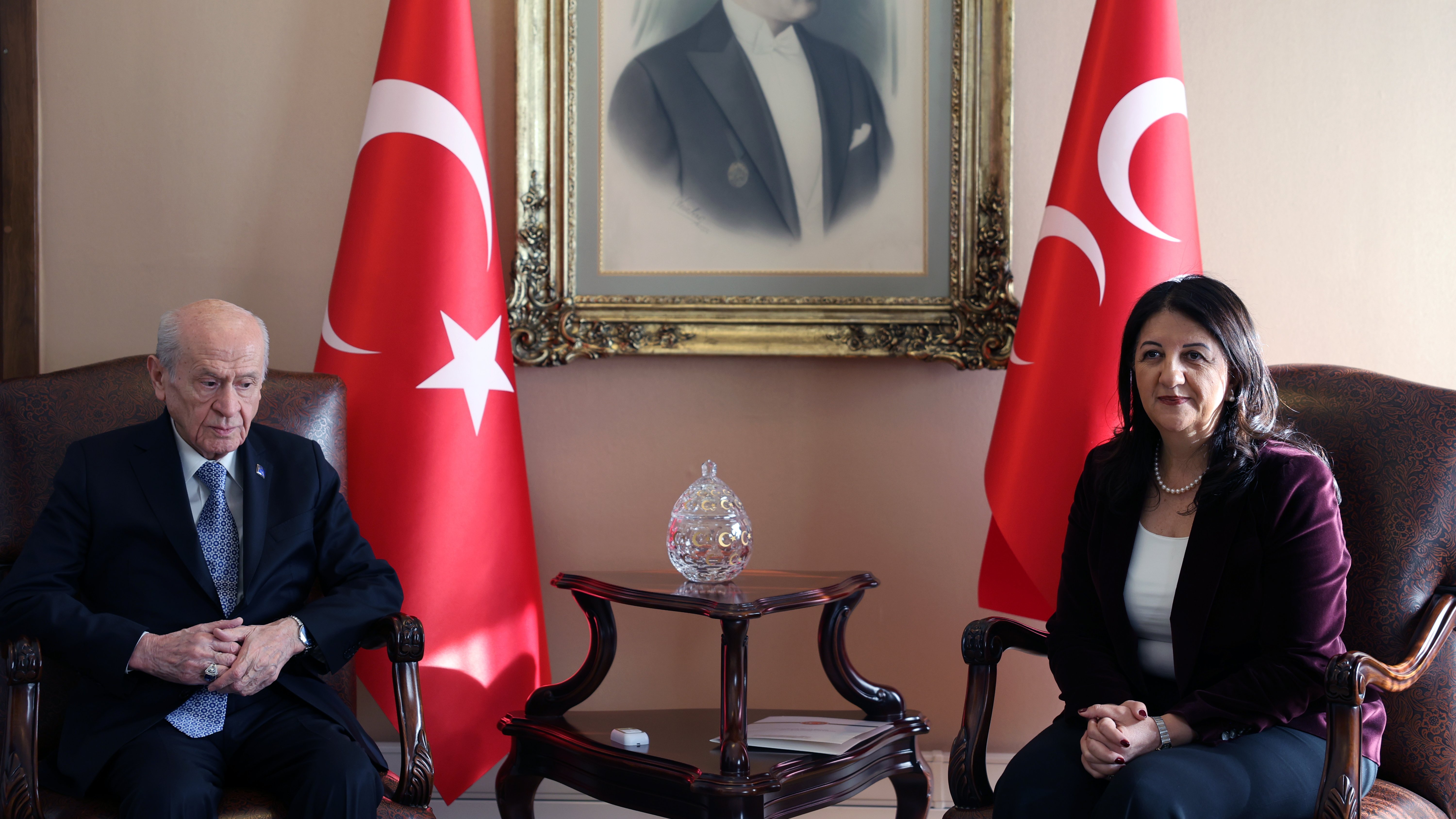 Devlet Bahçeli ve DEM Parti heyeti görüşme sonrası