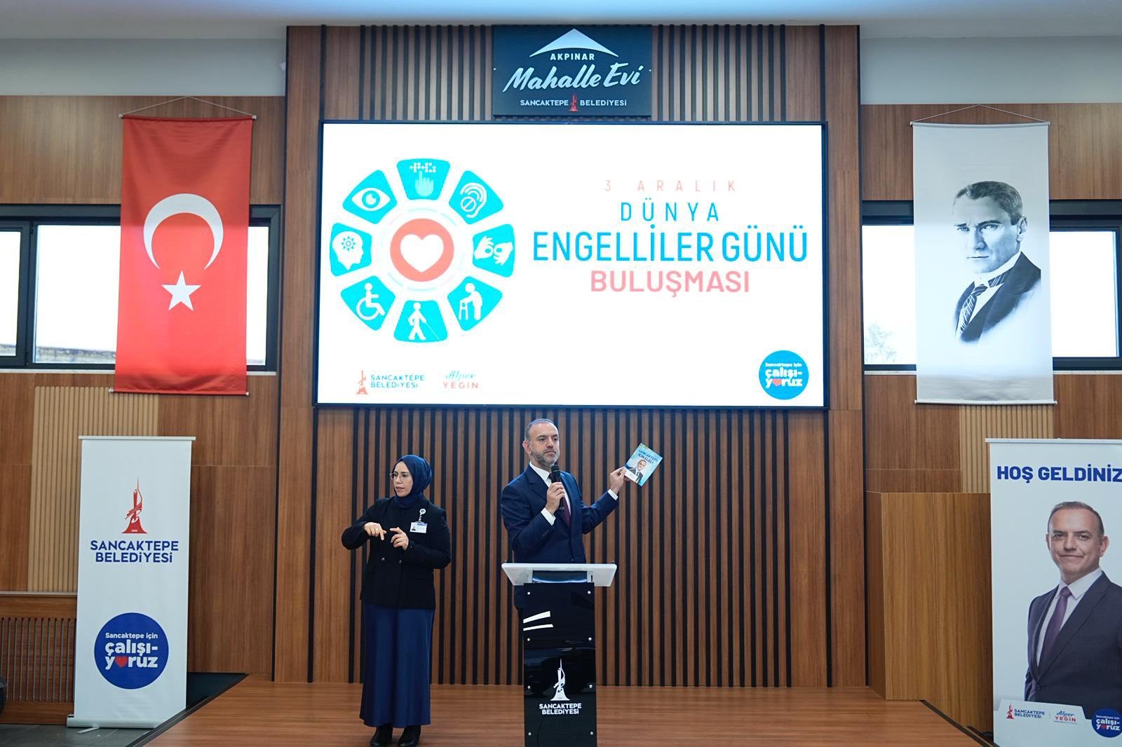 Alper Yeğin Engelli Vatandaşlarla